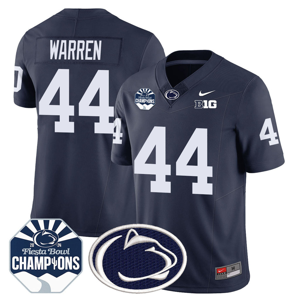 Men Penn State Nittany Lions 2024 Fiesta Bowl Champions Jersey - All Stitched