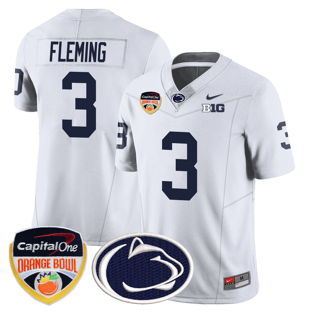 Men Penn State Nittany Lions 2024 Orange Bowl Jersey - All Stitched