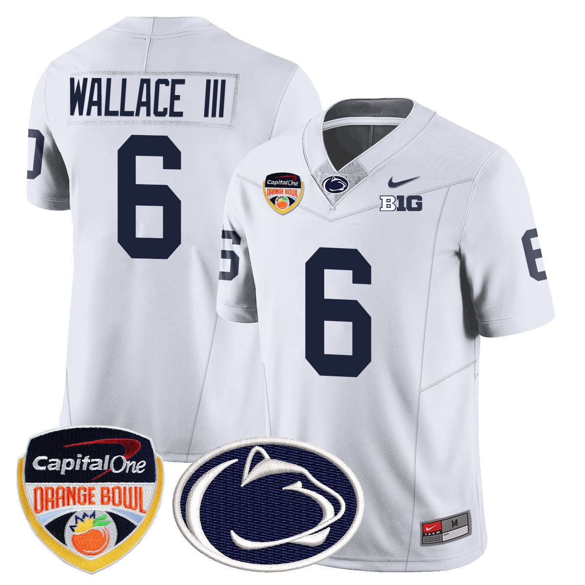 Men Penn State Nittany Lions 2024 Orange Bowl Jersey - All Stitched