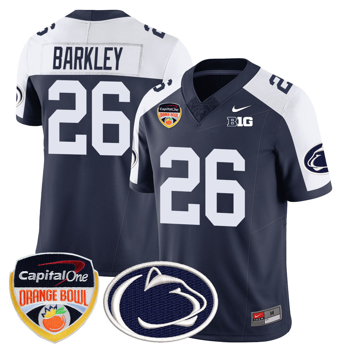 Men Penn State Nittany Lions 2024 Orange Bowl Jersey - All Stitched