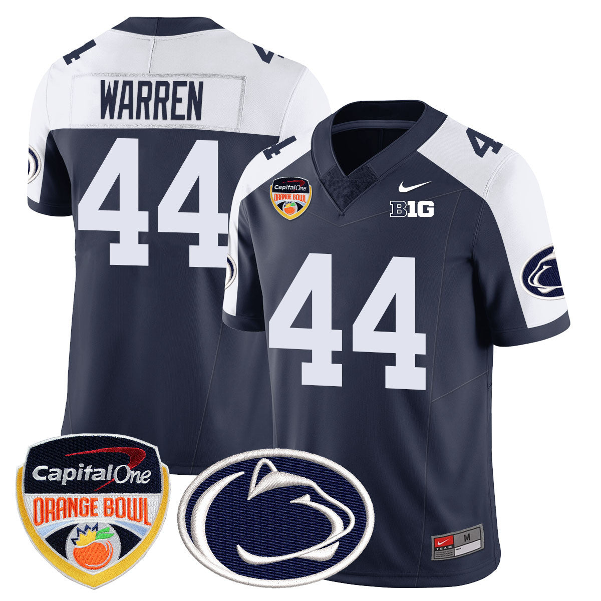 Men Penn State Nittany Lions 2024 Orange Bowl Jersey - All Stitched
