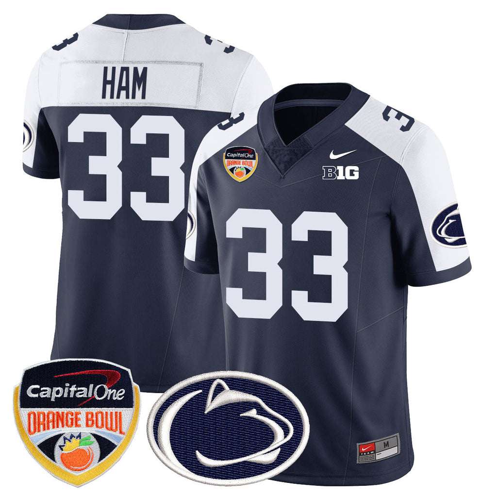 Men Penn State Nittany Lions 2024 Orange Bowl Jersey - All Stitched