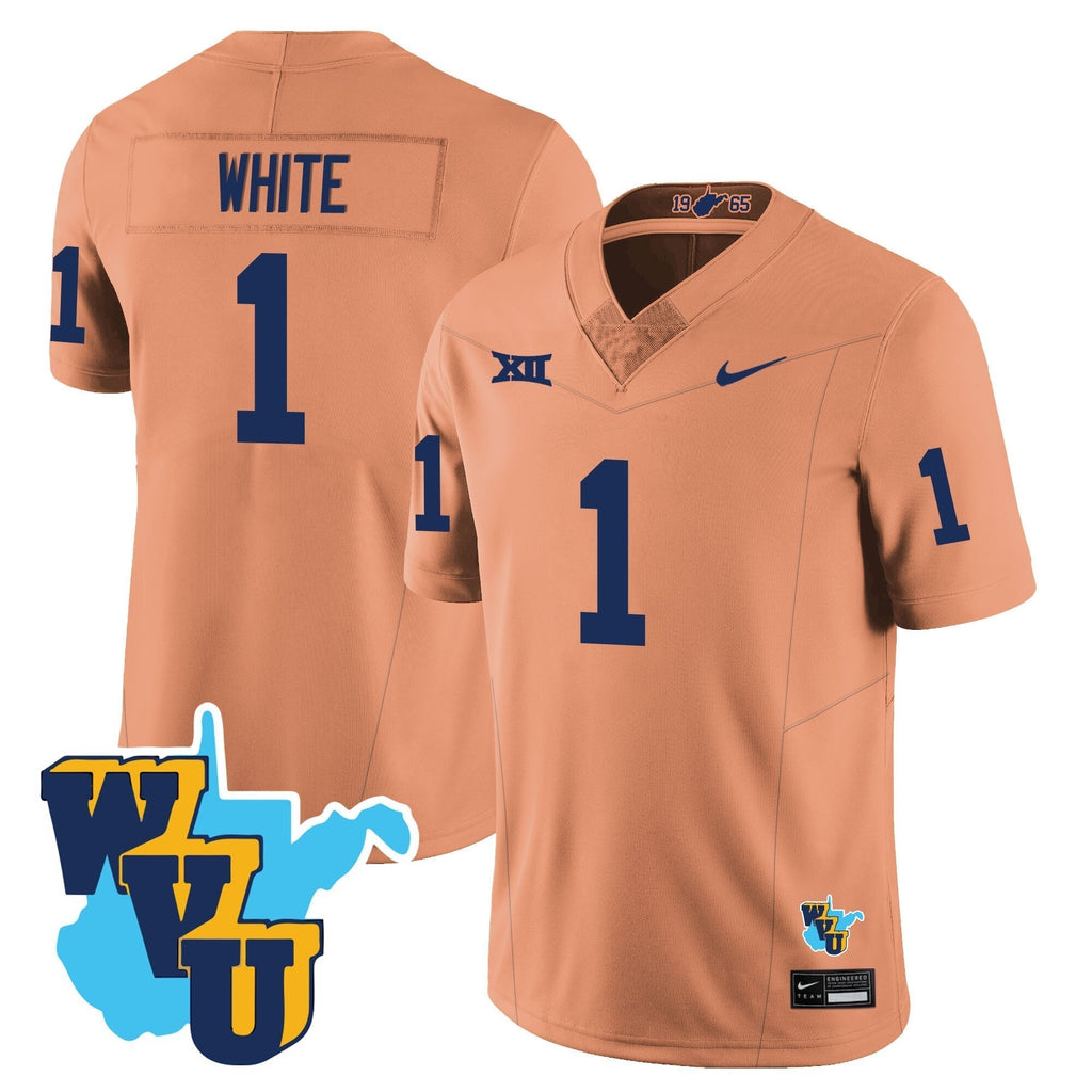 Men West Virginia Mountaineers 1965-2025 Throwback Jersey - All Stitched