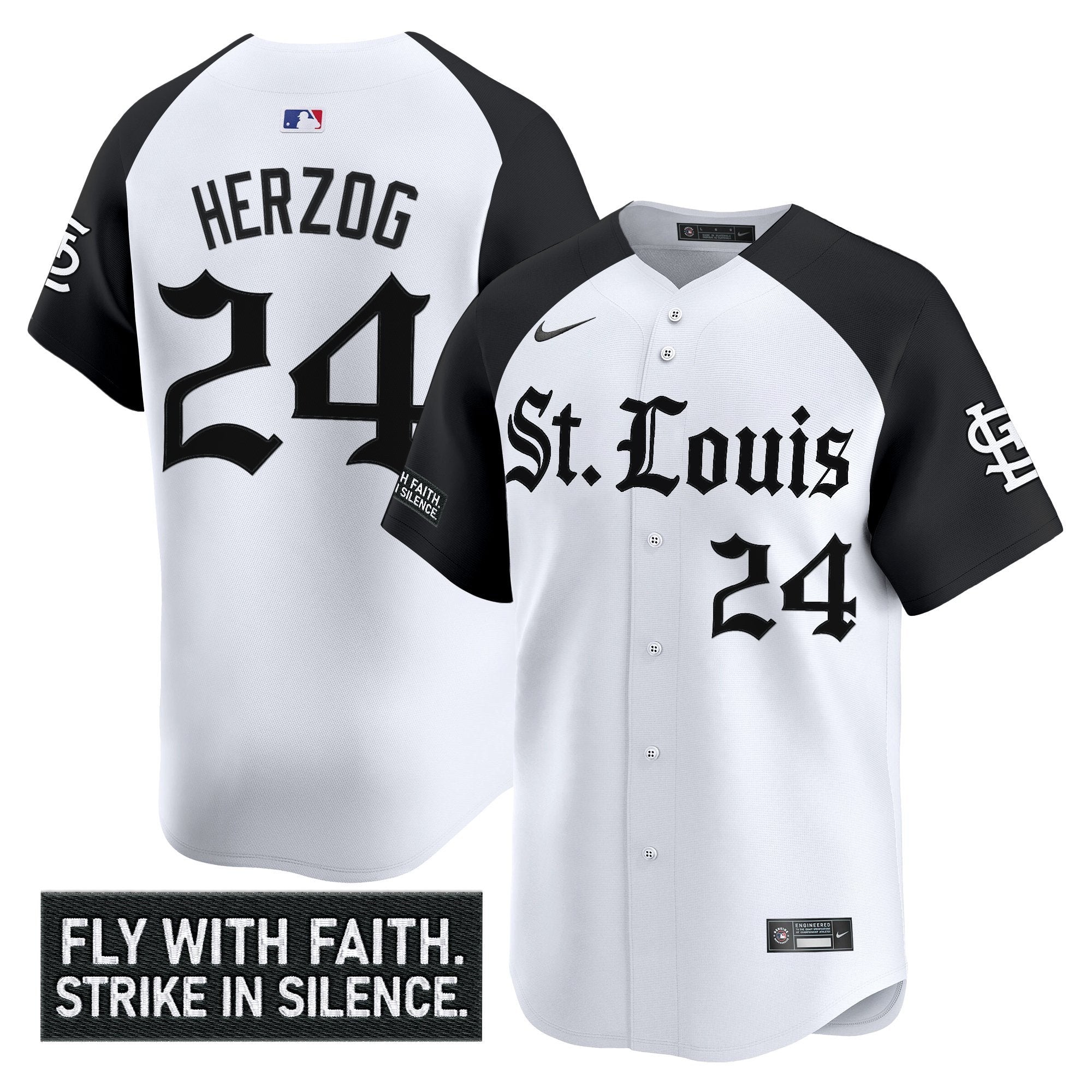 St. Louis Cardinals 'Gothic Legacy Edition' Vapor Premier Limited Jersey - All Stitched