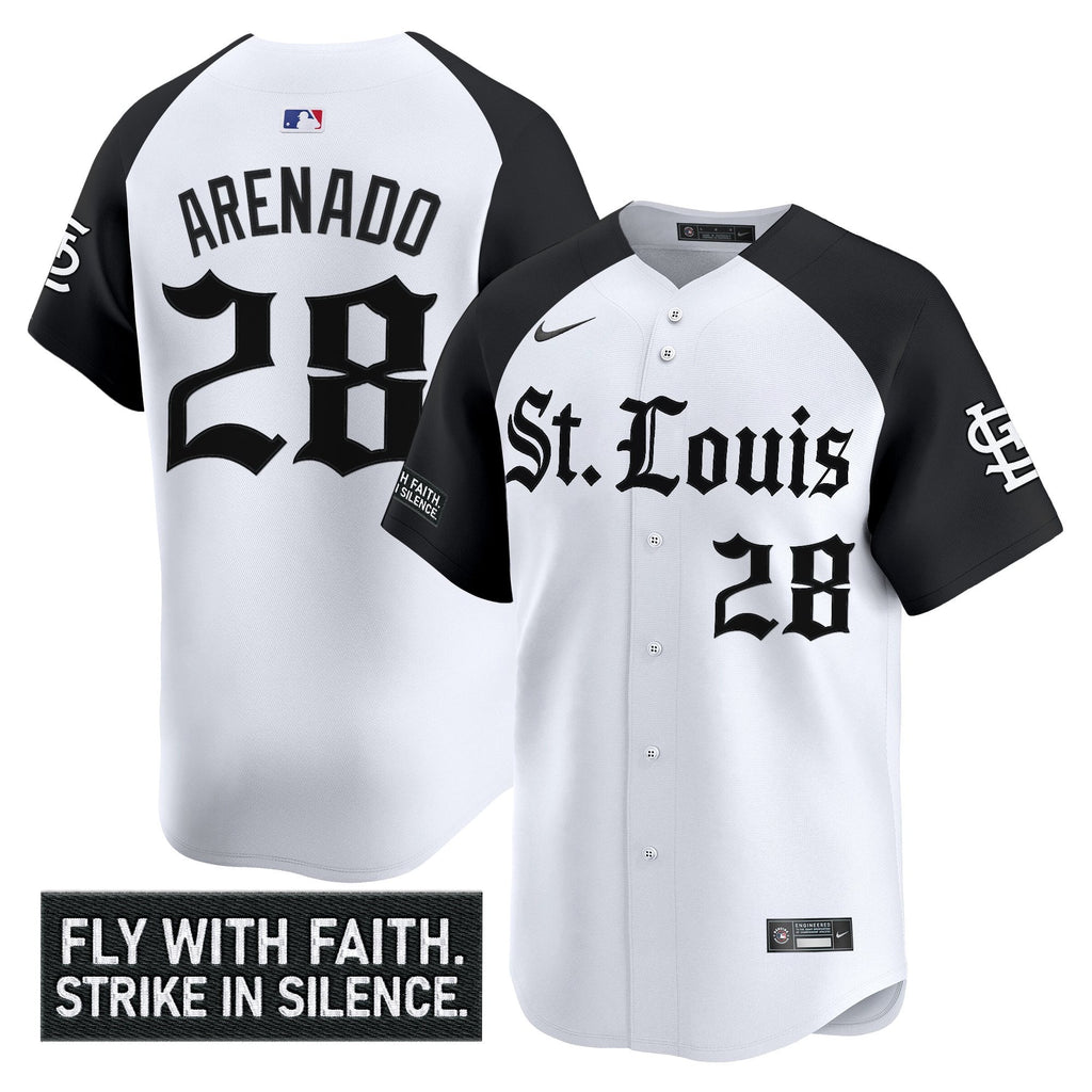 St. Louis Cardinals 'Gothic Legacy Edition' Vapor Premier Limited Jersey - All Stitched