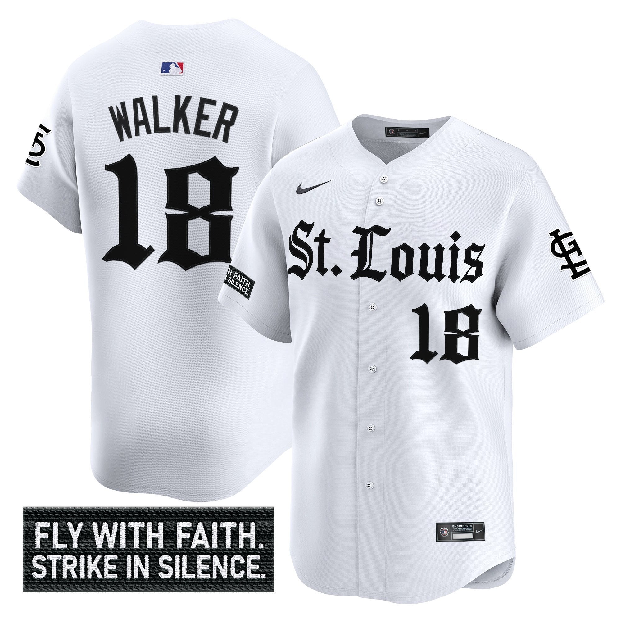 St. Louis Cardinals 'Gothic Legacy Edition' Vapor Premier Limited Jersey - All Stitched