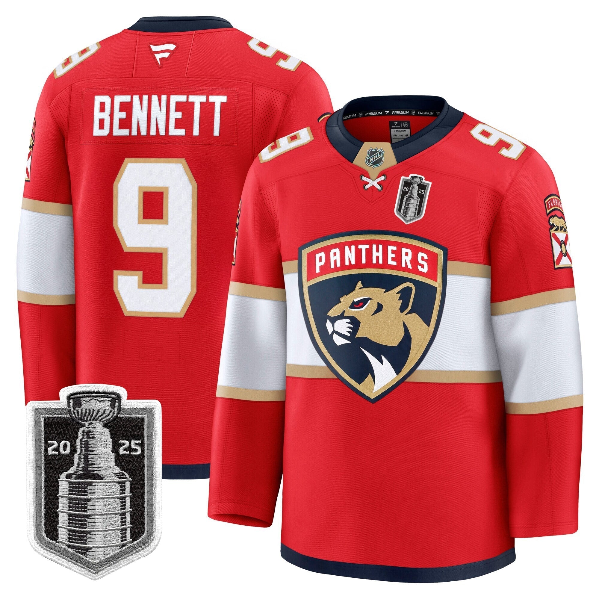 Men Florida Panthers 2025 Stanley Cup Final Premium Jersey - All Stitched