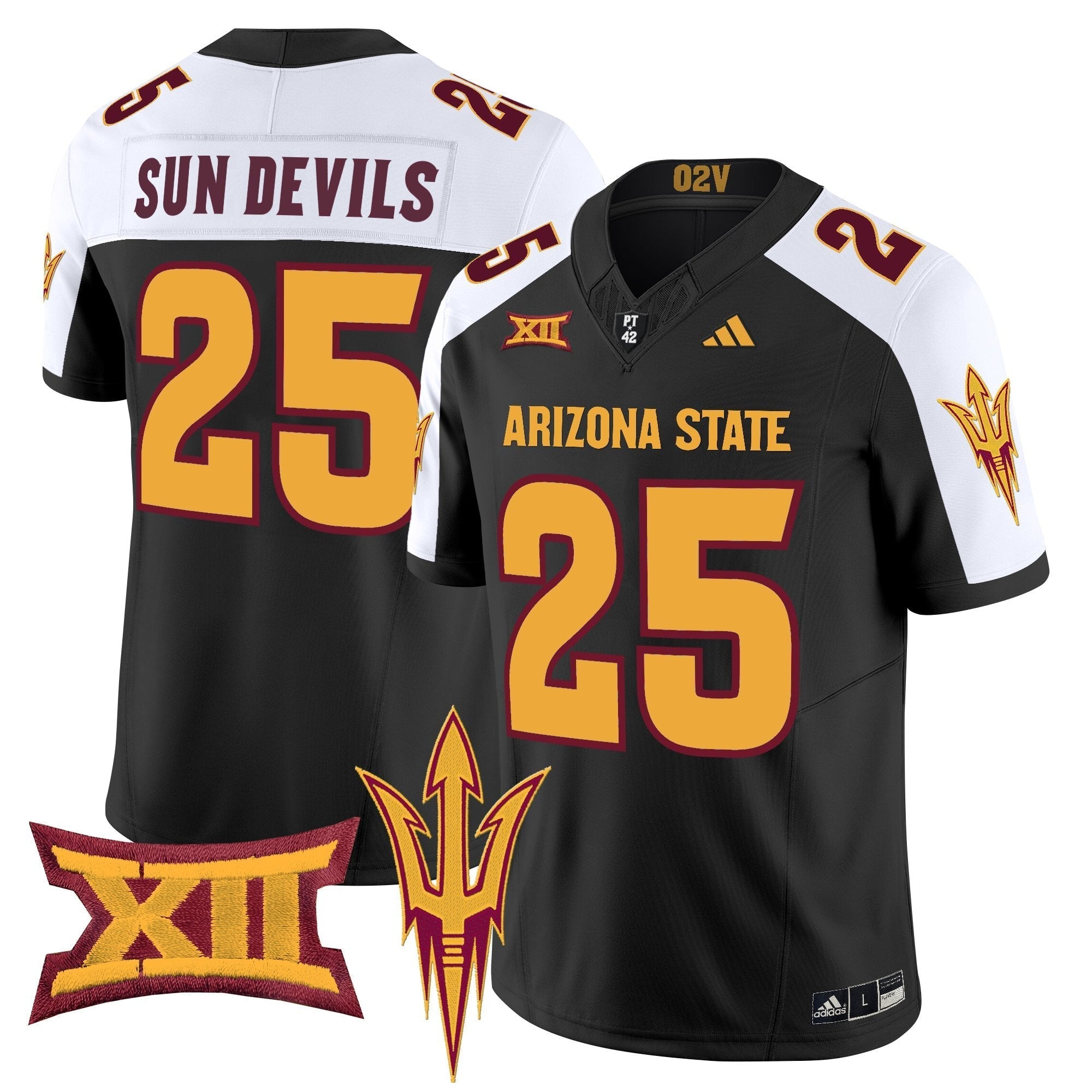 Arizona State Sun Devils 2025 Vapor Limited Jersey - All Stitched