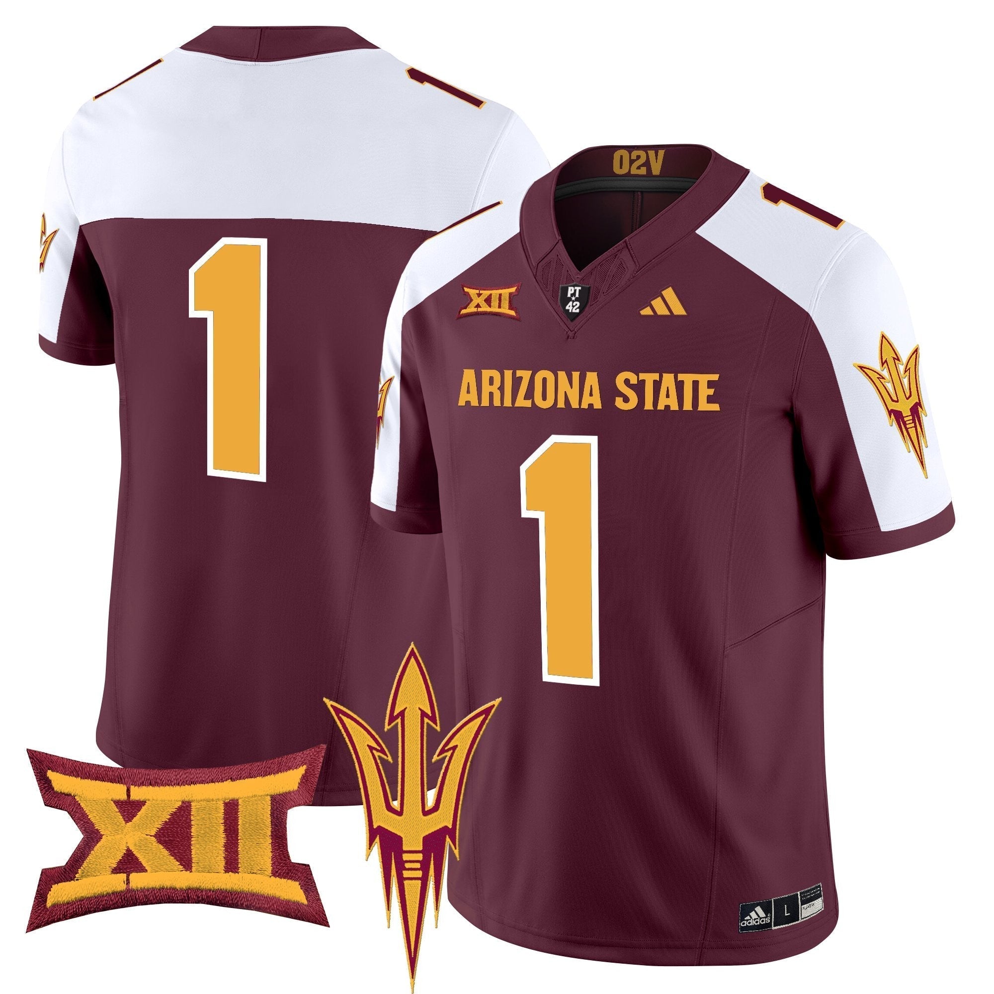 Arizona State Sun Devils 2025 Vapor Limited Jersey - All Stitched