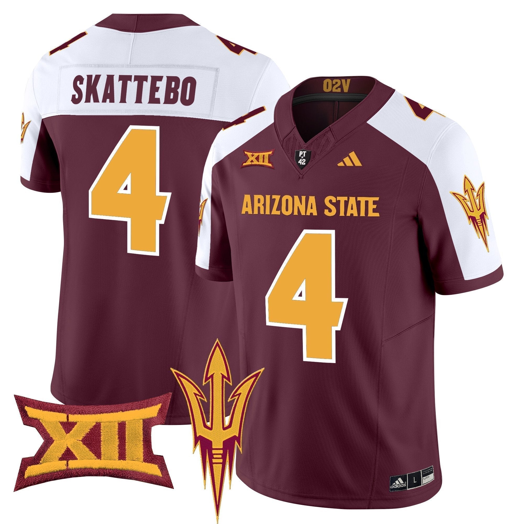 Arizona State Sun Devils 2025 Vapor Limited Jersey - All Stitched