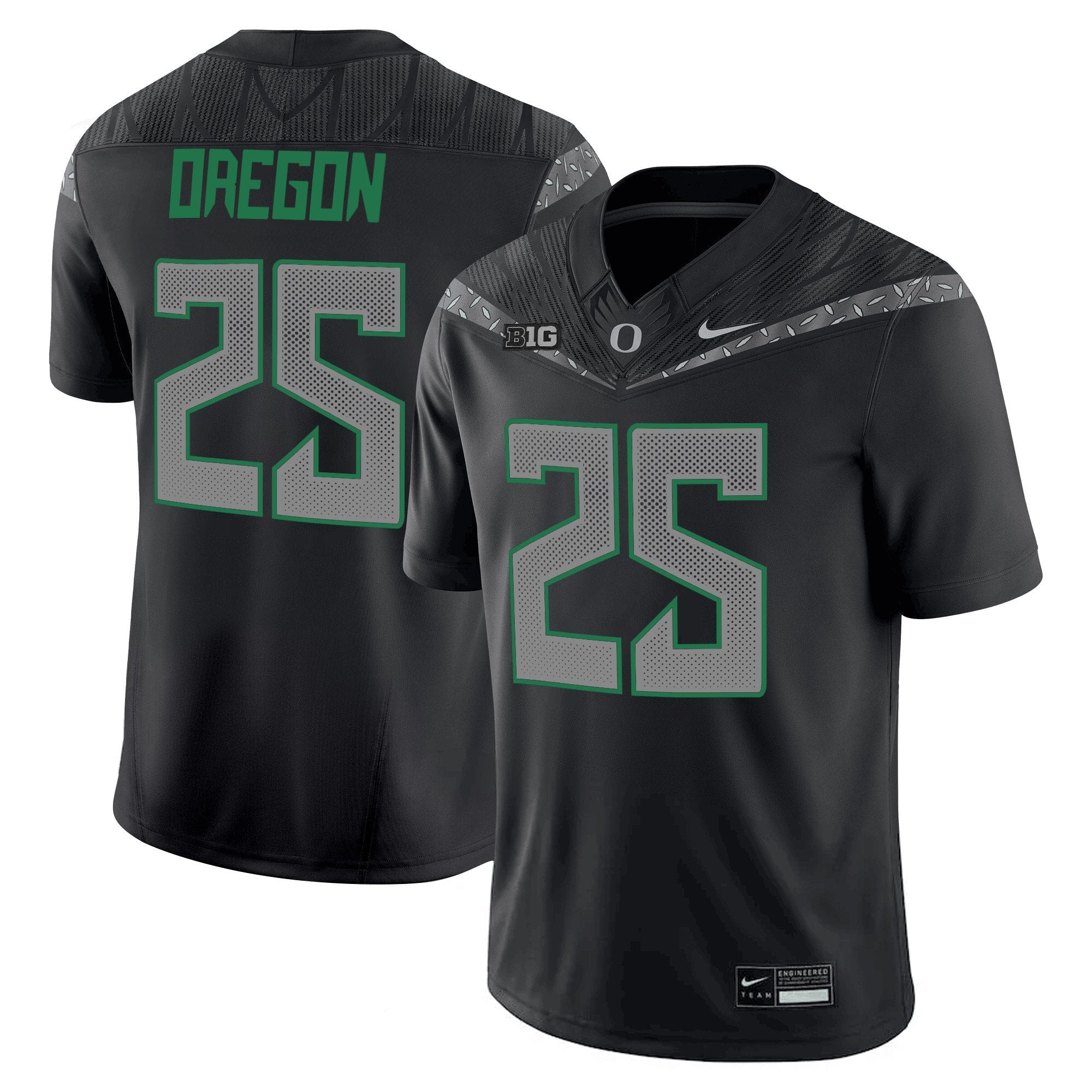 Oregon Ducks 2025 Vapor Limited Jersey V2 - All Stitched