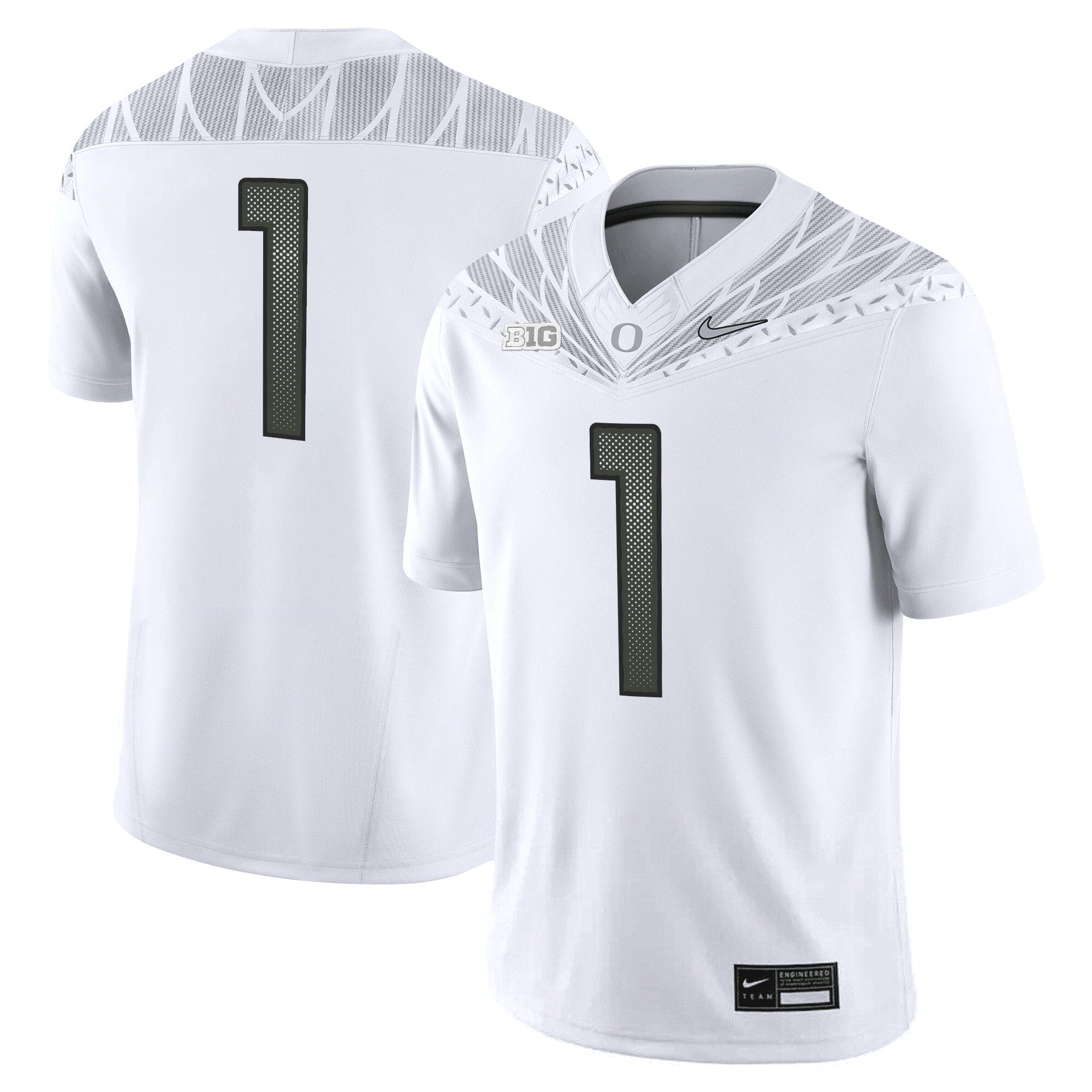 Oregon Ducks 2025 Vapor Limited Jersey V2 - All Stitched