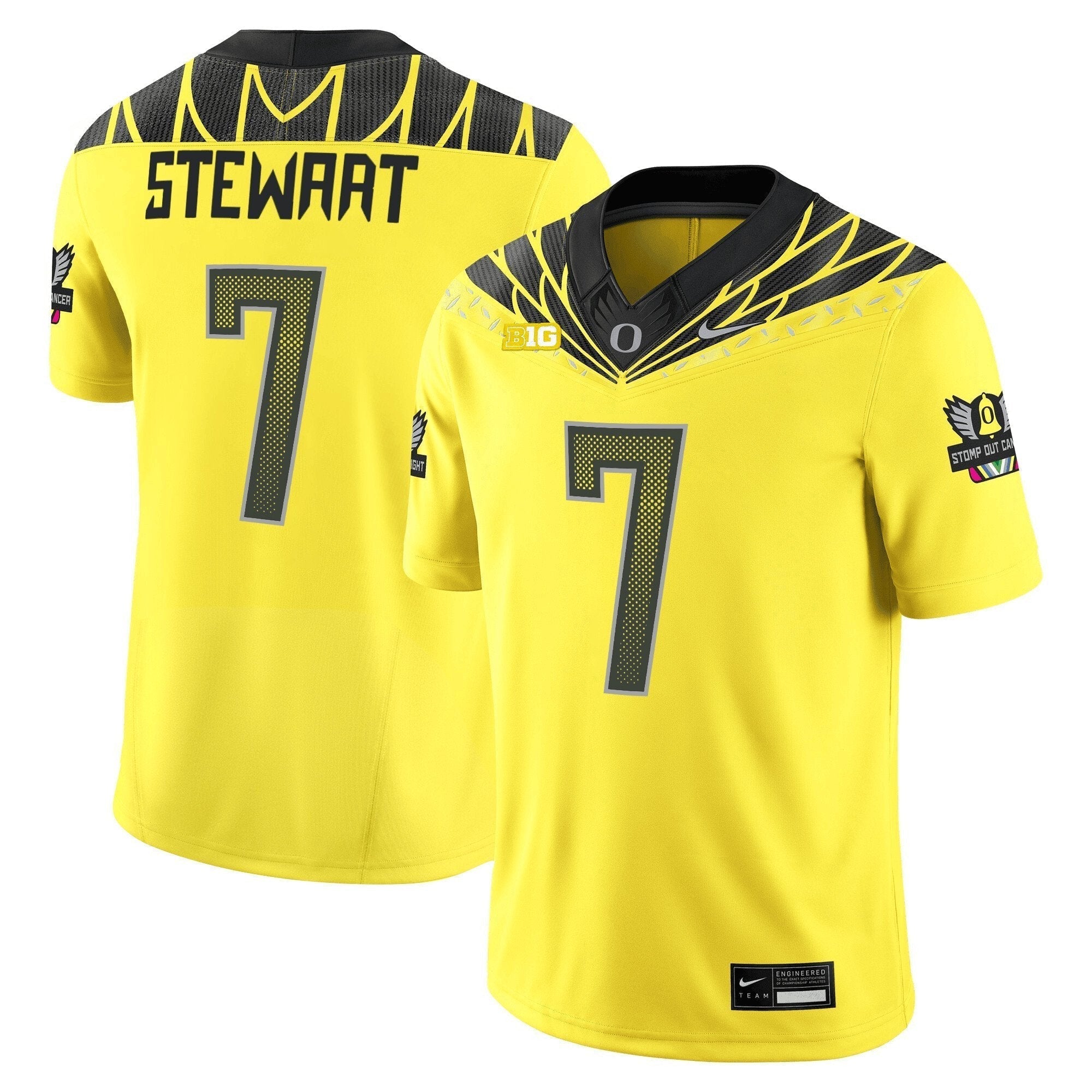Oregon Ducks 2025 Vapor Limited Jersey V2 - All Stitched