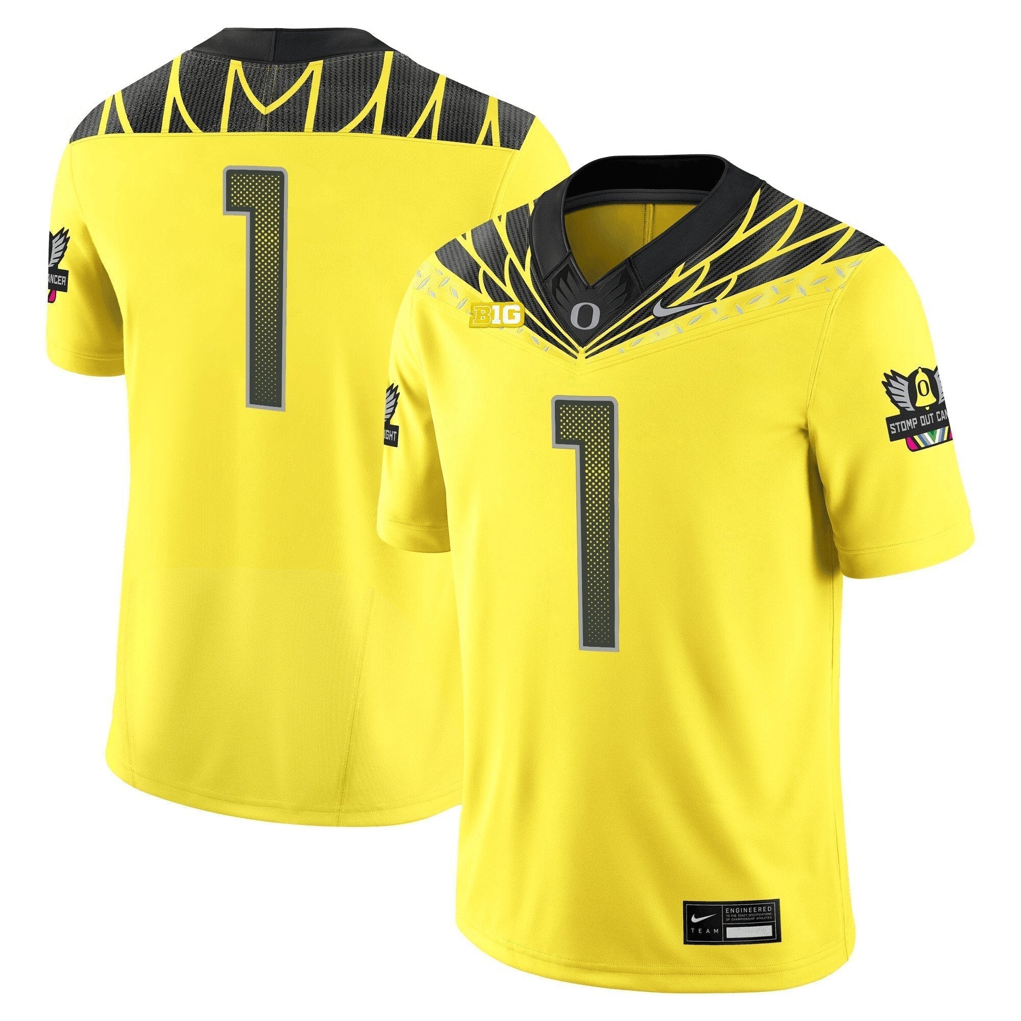Oregon Ducks 2025 Vapor Limited Jersey V2 - All Stitched