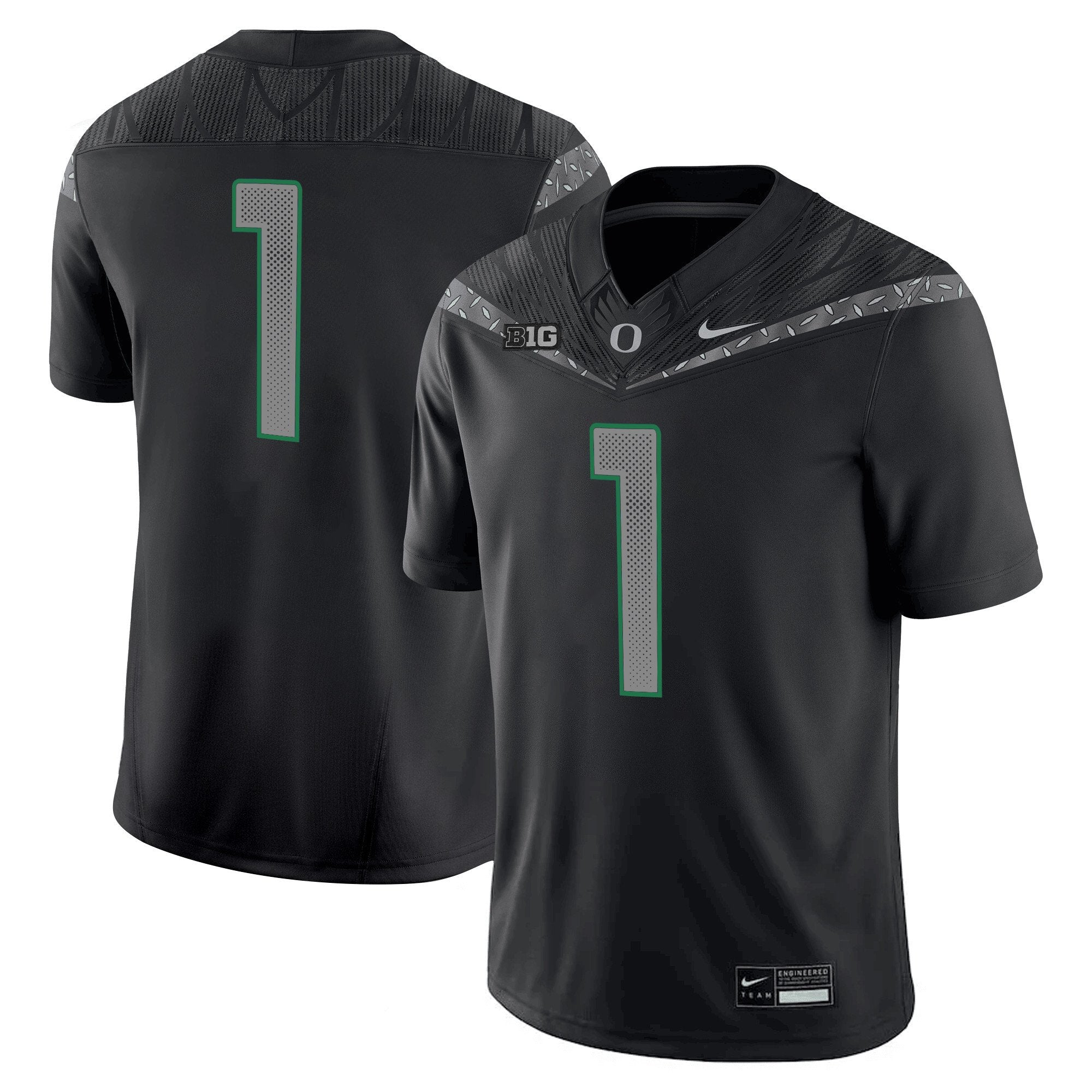 Oregon Ducks 2025 Vapor Limited Jersey V2 - All Stitched