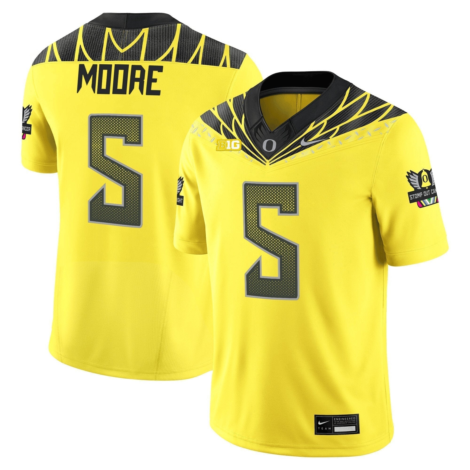 Oregon Ducks 2025 Vapor Limited Jersey V2 - All Stitched