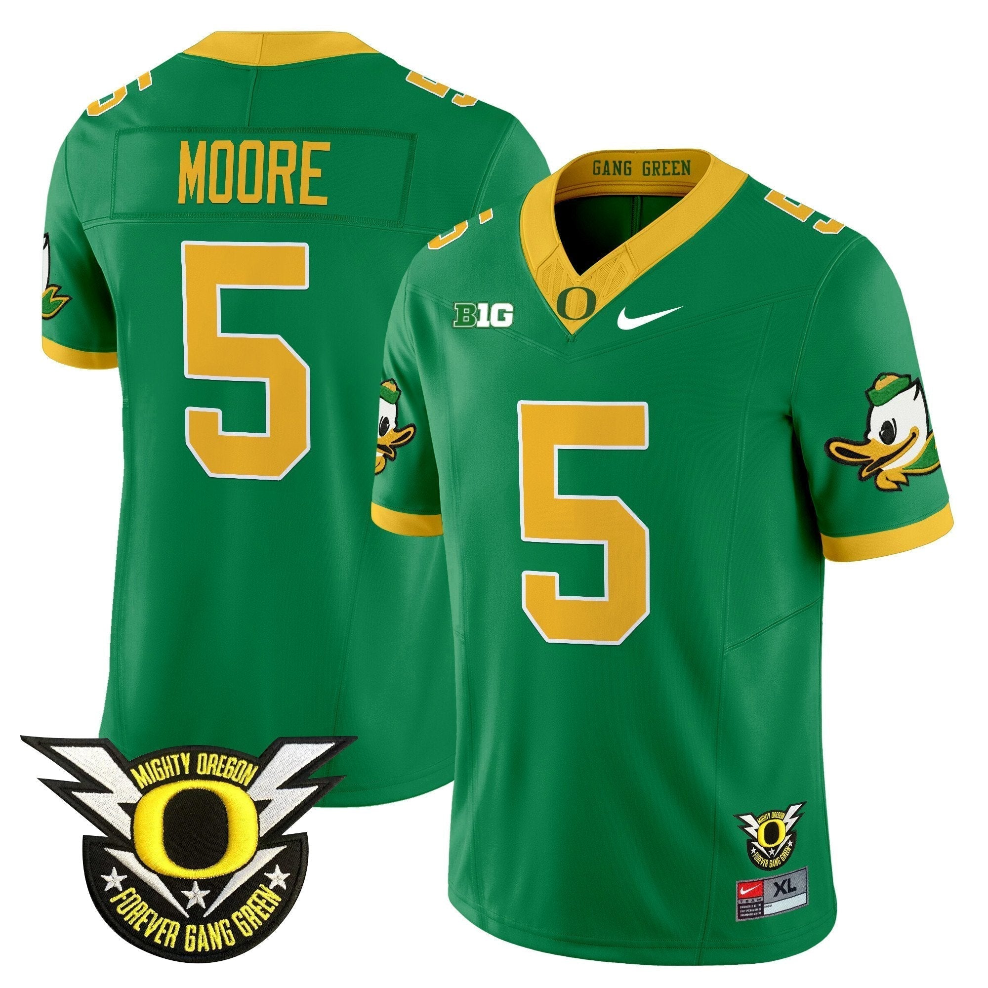 Oregon Ducks 2025 Vapor Limited Jersey V2 - All Stitched