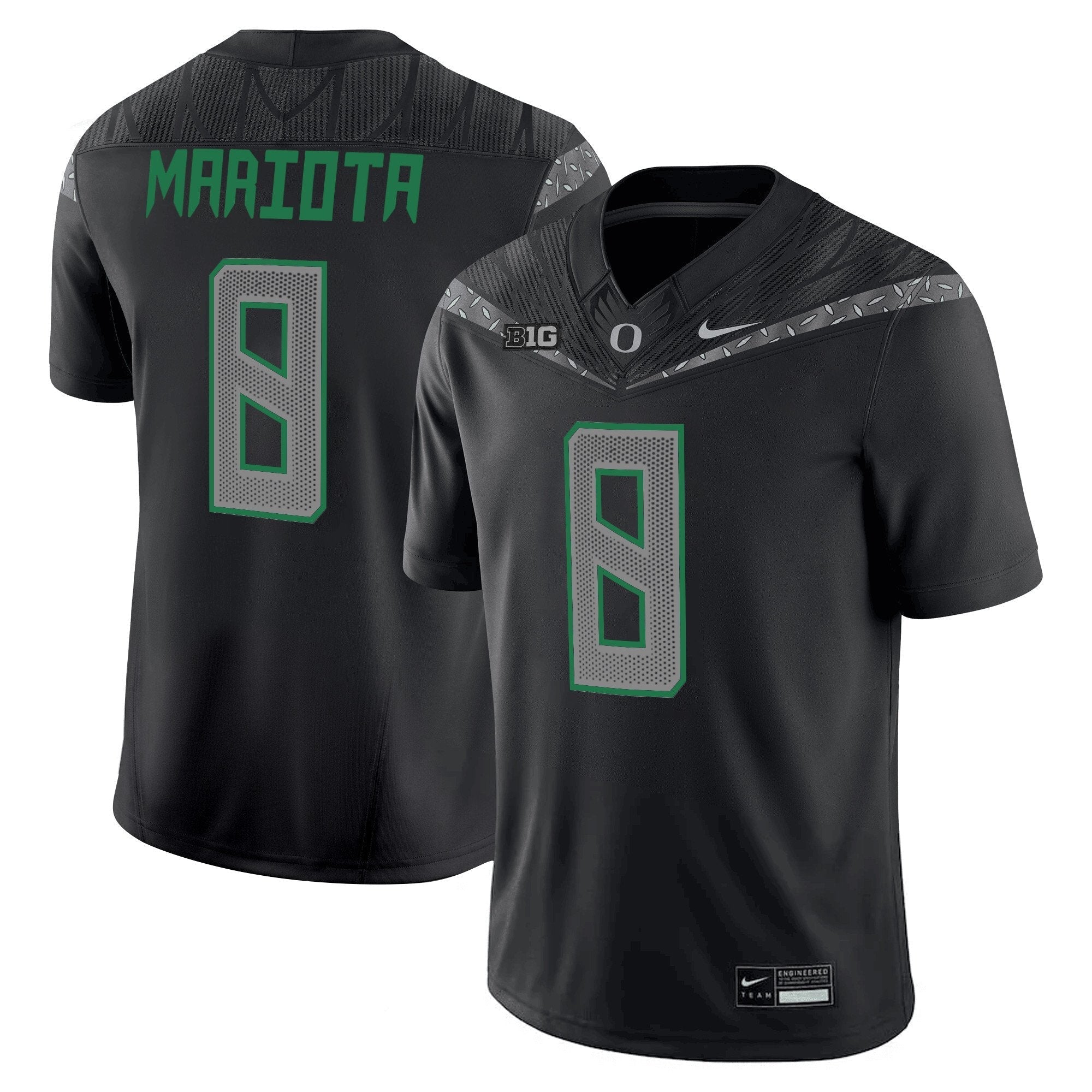 Oregon Ducks 2025 Vapor Limited Jersey V2 - All Stitched