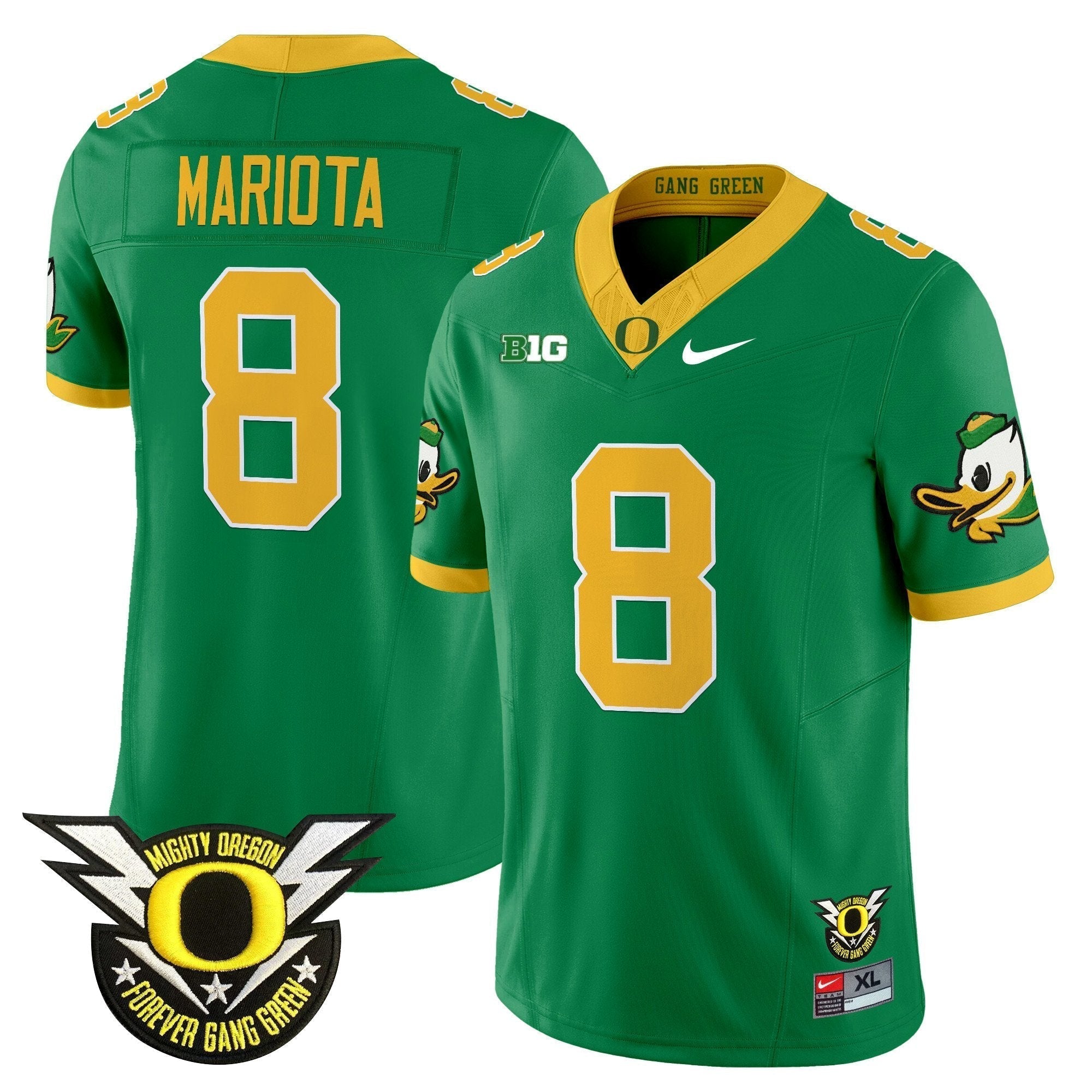 Oregon Ducks 2025 Vapor Limited Jersey V2 - All Stitched