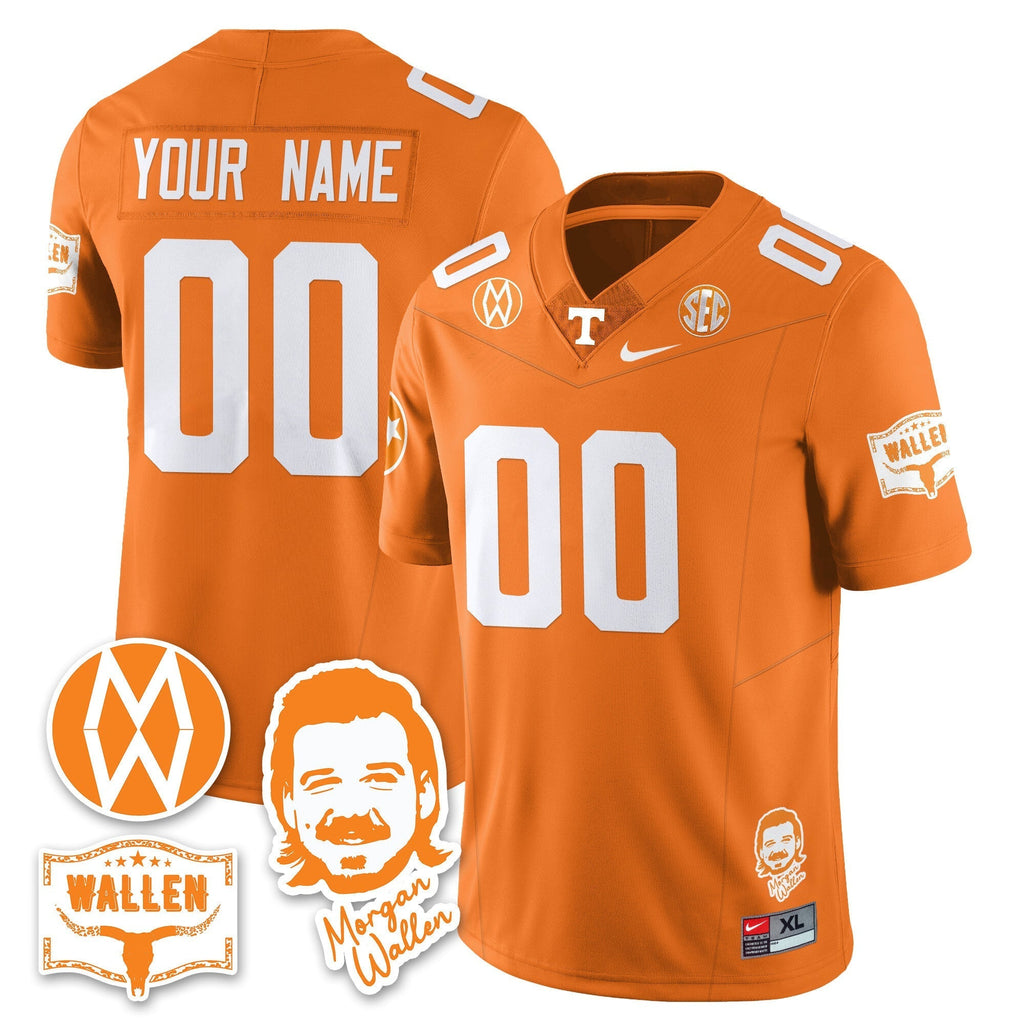 Tennessee Volunteers Morgan Wallen 2025 Jersey - All Stitched