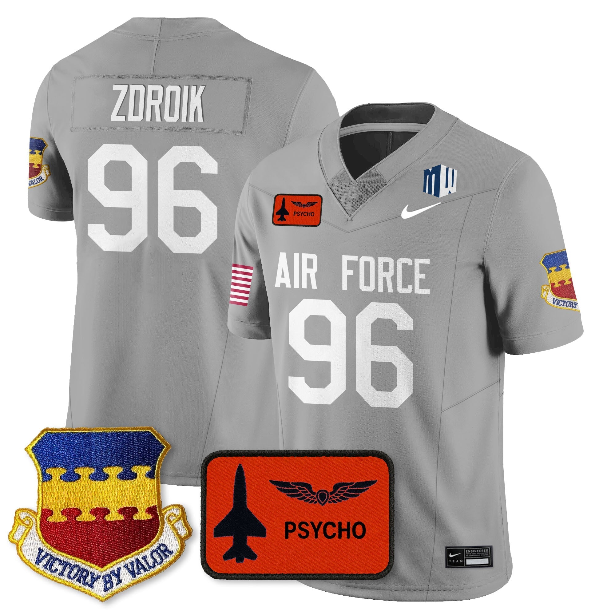 Air Force Football 2025 Honor F-16 Jersey - All Stitched