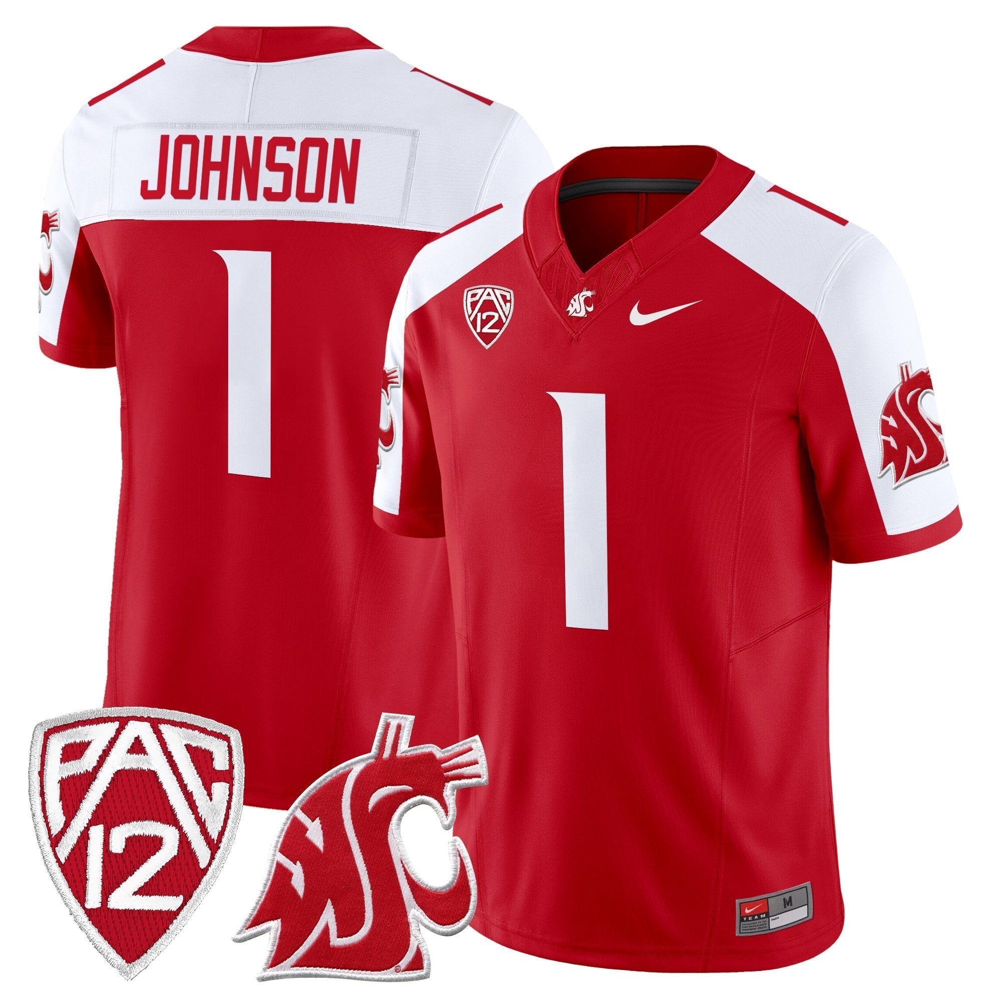 Washington State Cougars 2025 Vapor Limited Jersey - All Stitched