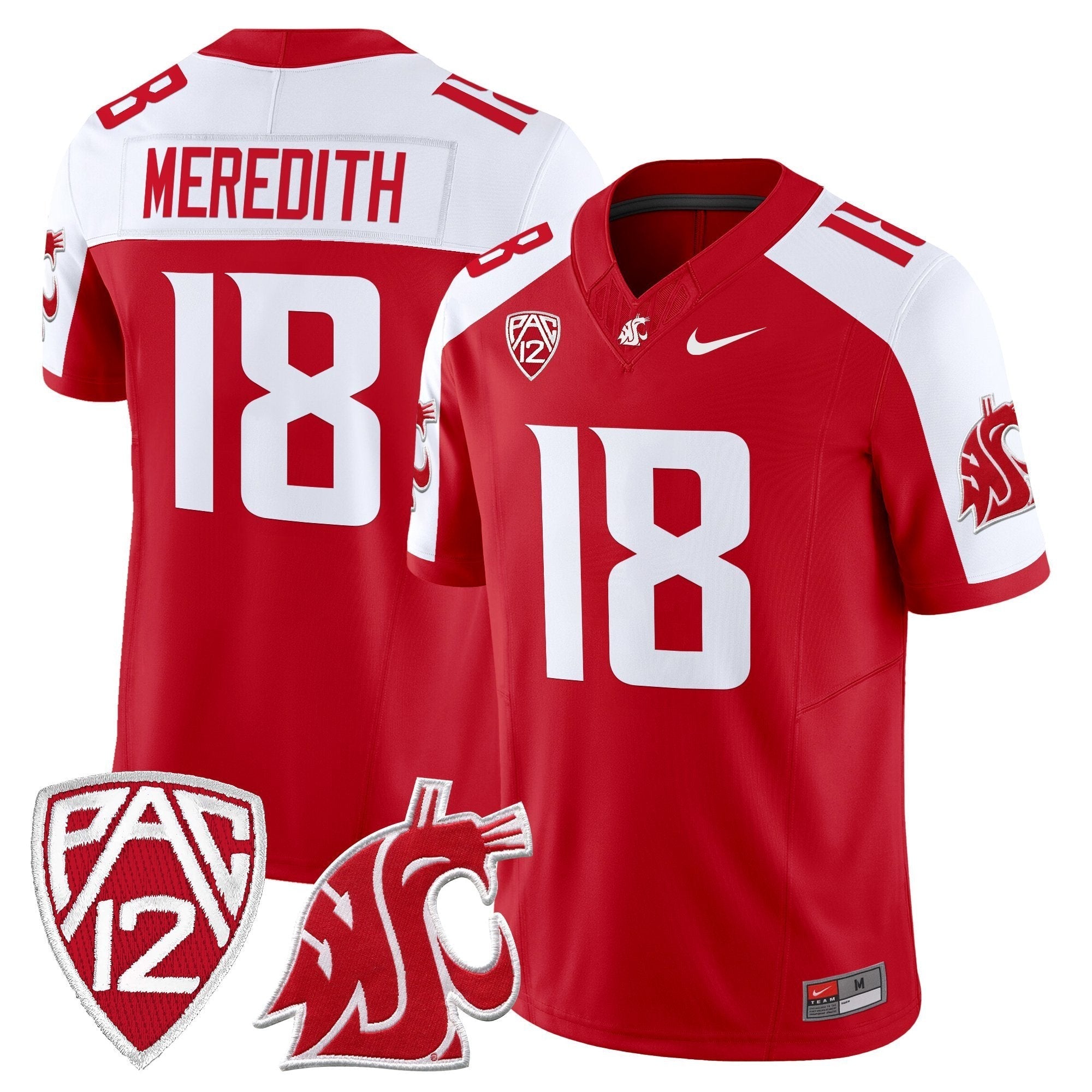 Washington State Cougars 2025 Vapor Limited Jersey - All Stitched