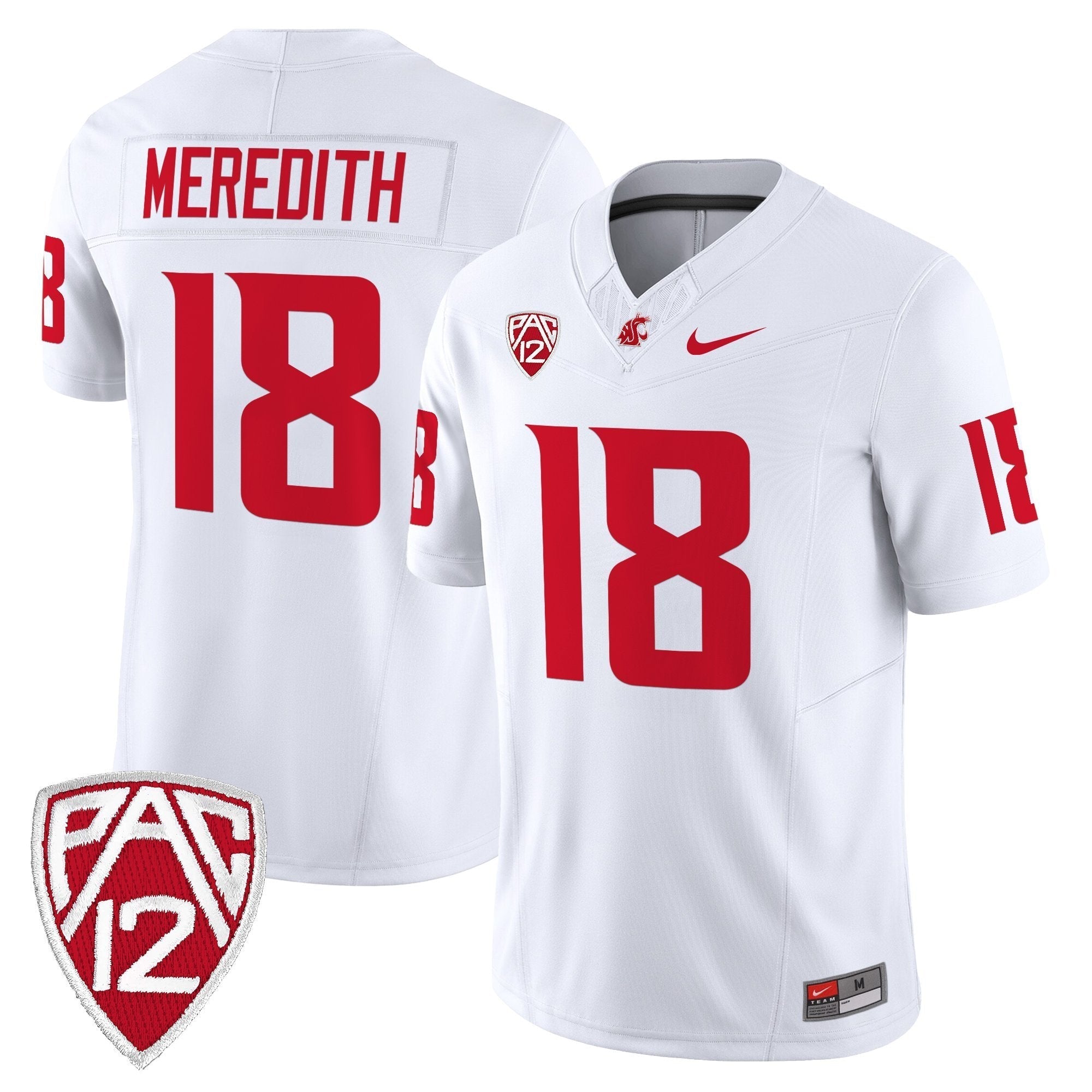 Washington State Cougars 2025 Vapor Limited Jersey - All Stitched