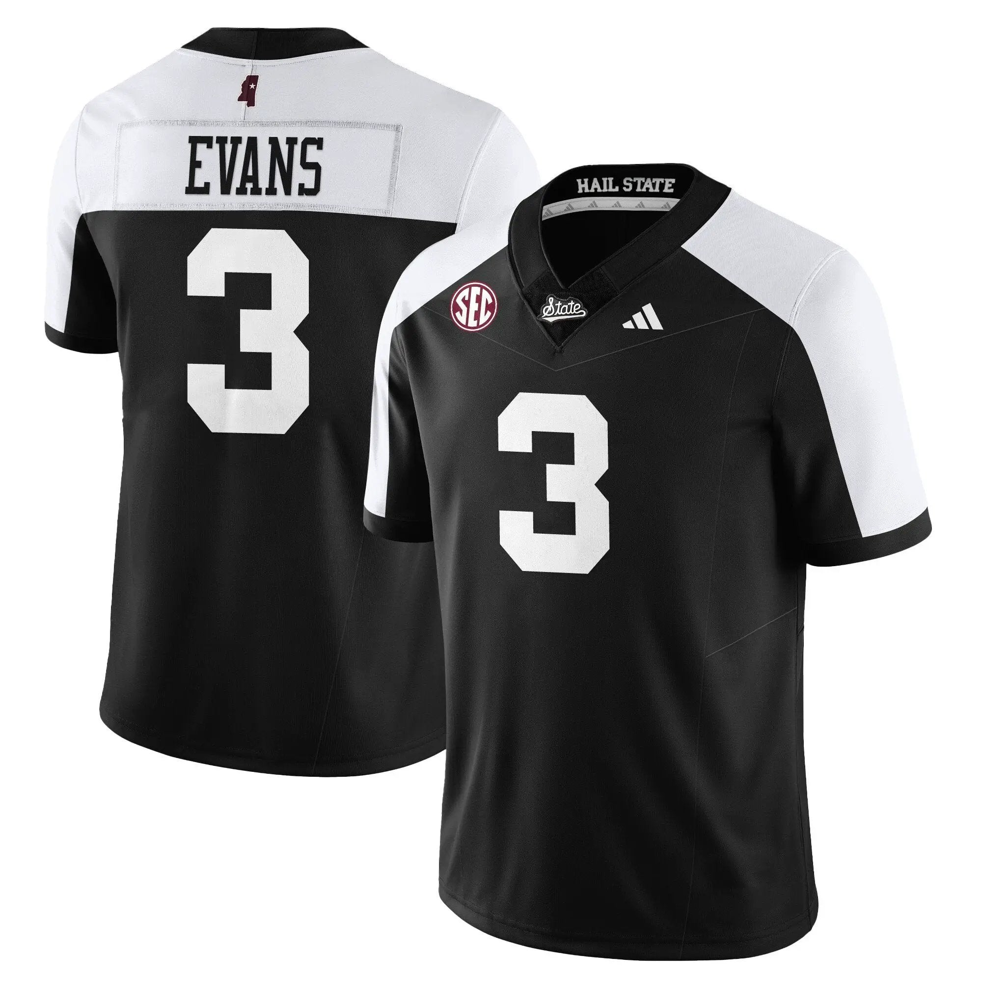 Men Mississippi State Football "Darkness" Limited Jersey