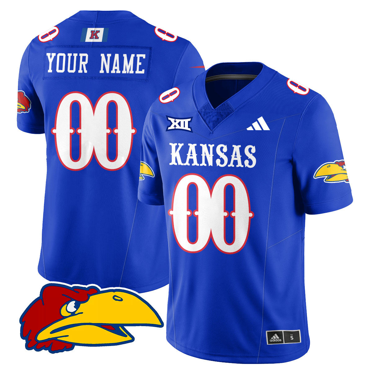 Kansas Jayhawks Football 2025 Limited Jersey - All Stitched