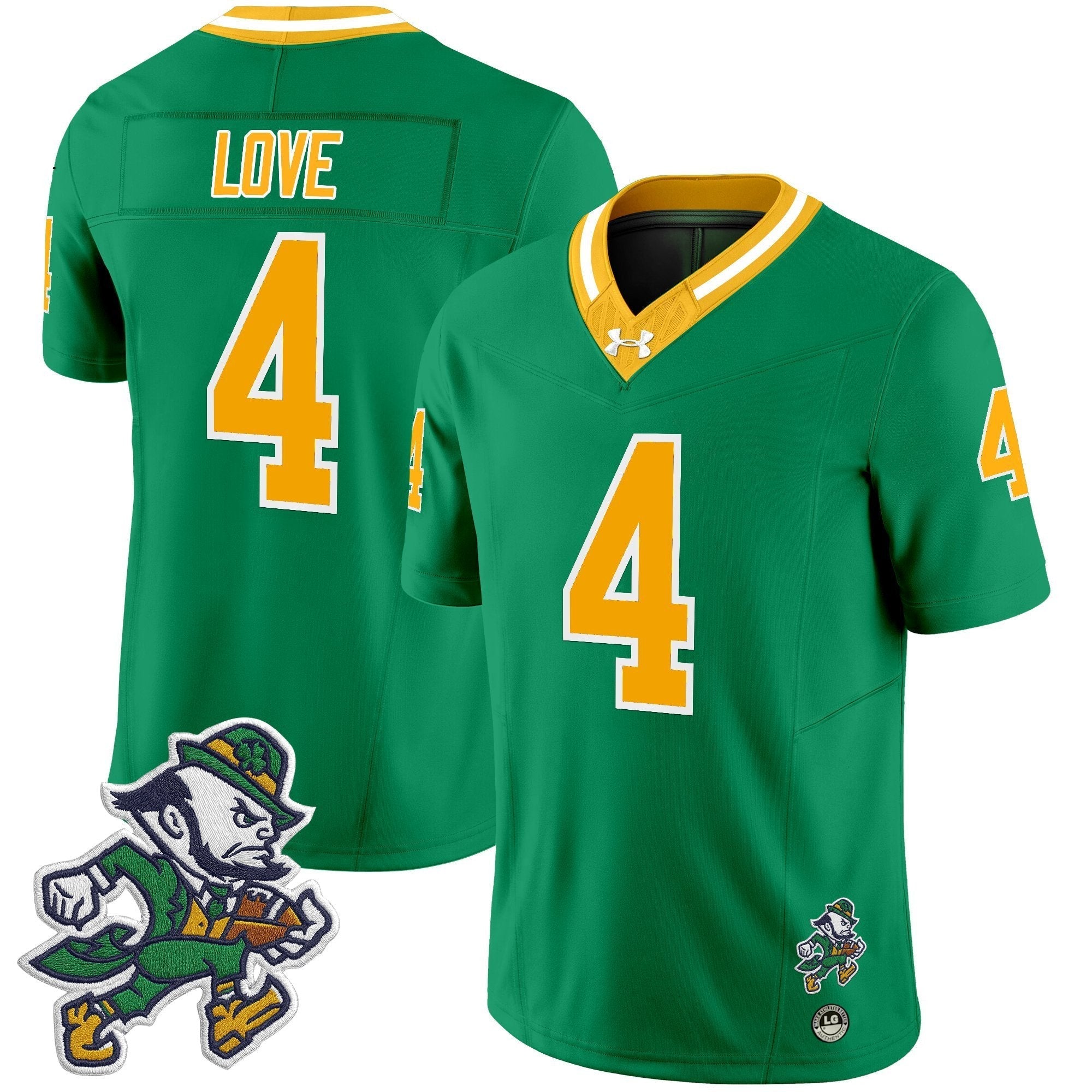Notre Dame Fighting Irish 2025 'Gridiron Leprechaun Edition' Vapor Limited Jersey – All Stitched