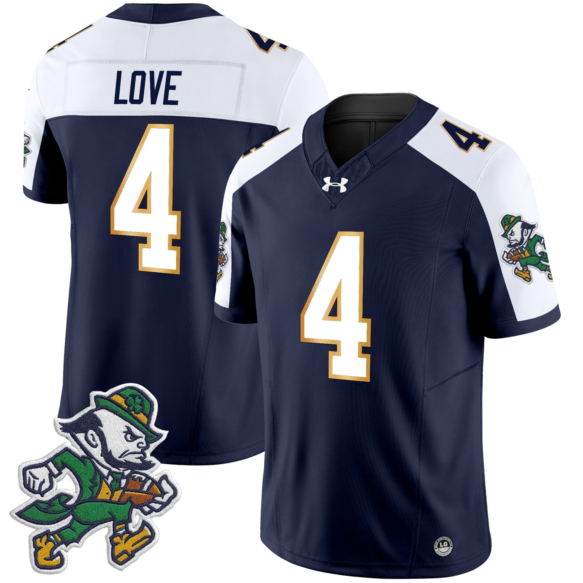 Notre Dame Fighting Irish 2025 'Gridiron Leprechaun Edition' Vapor Limited Jersey – All Stitched