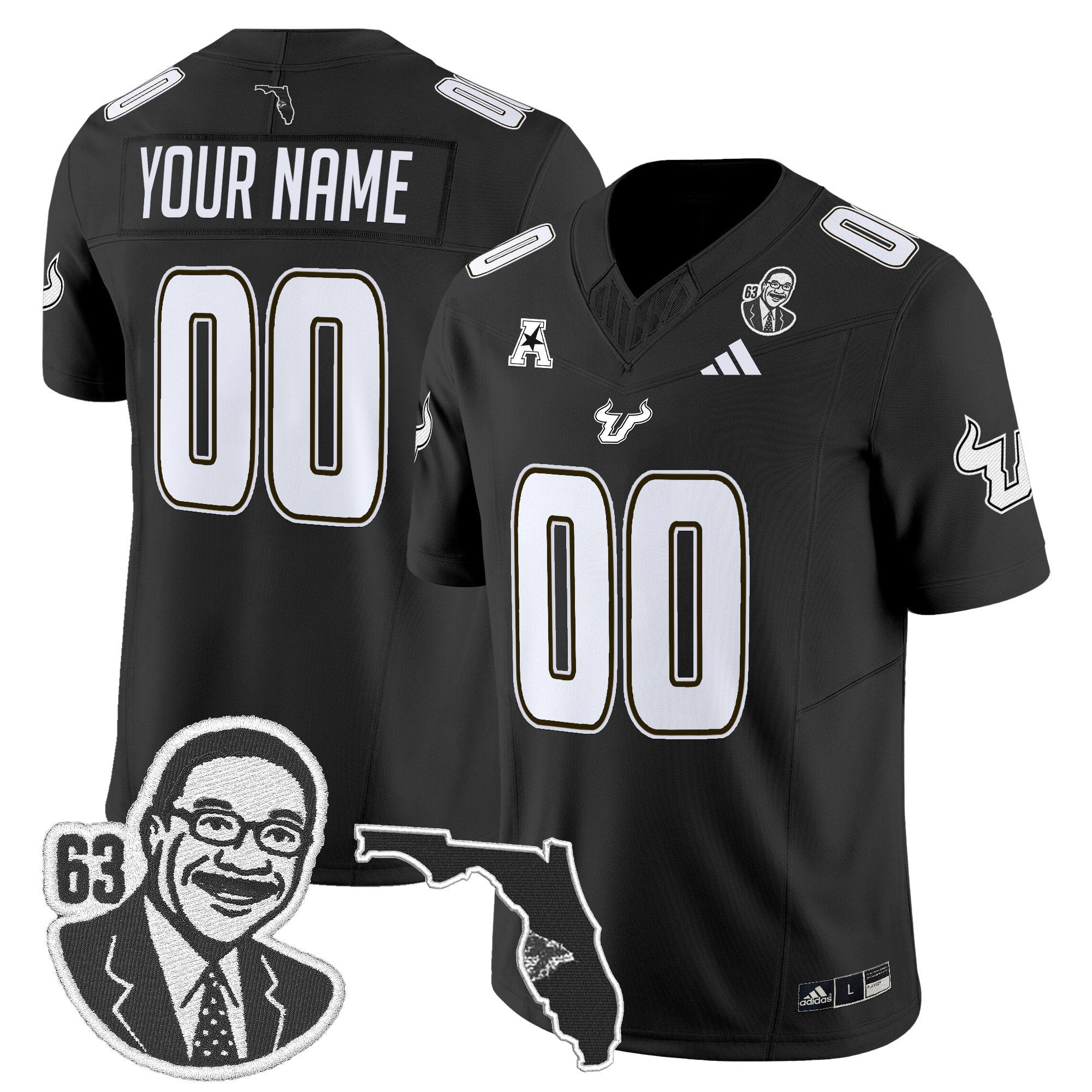 South Florida Bulls 'Lee Roy Selmon Legacy Edition' Vapor Limited Custom Jersey - All Stitched