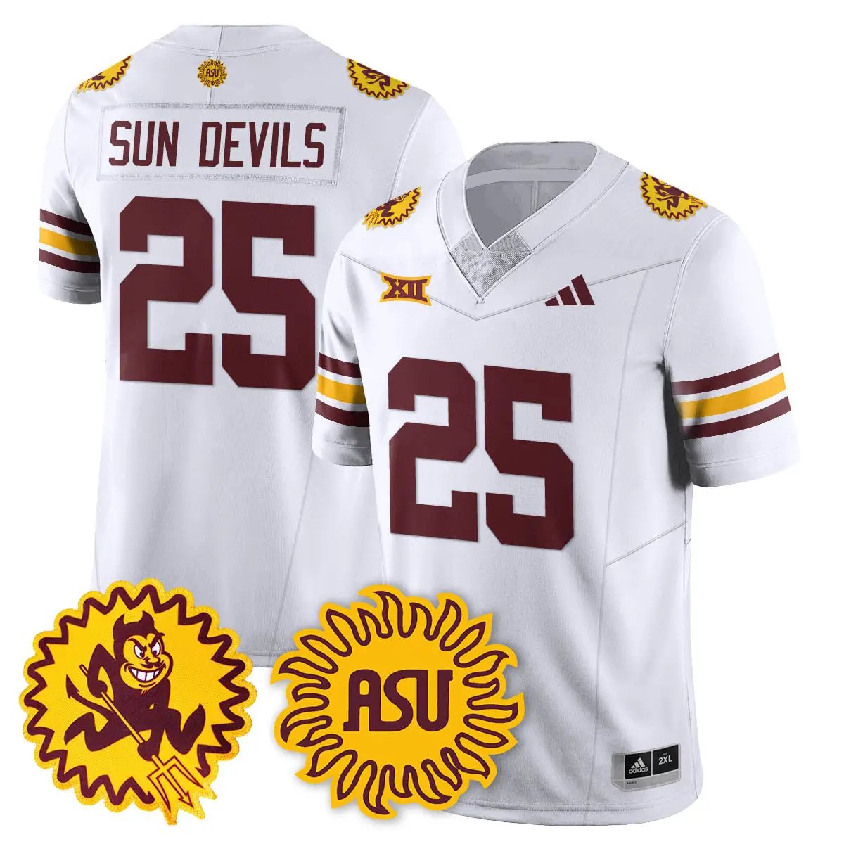 Men Arizona State Sun Devils 1975 Throwback Uniform Jersey Stitched