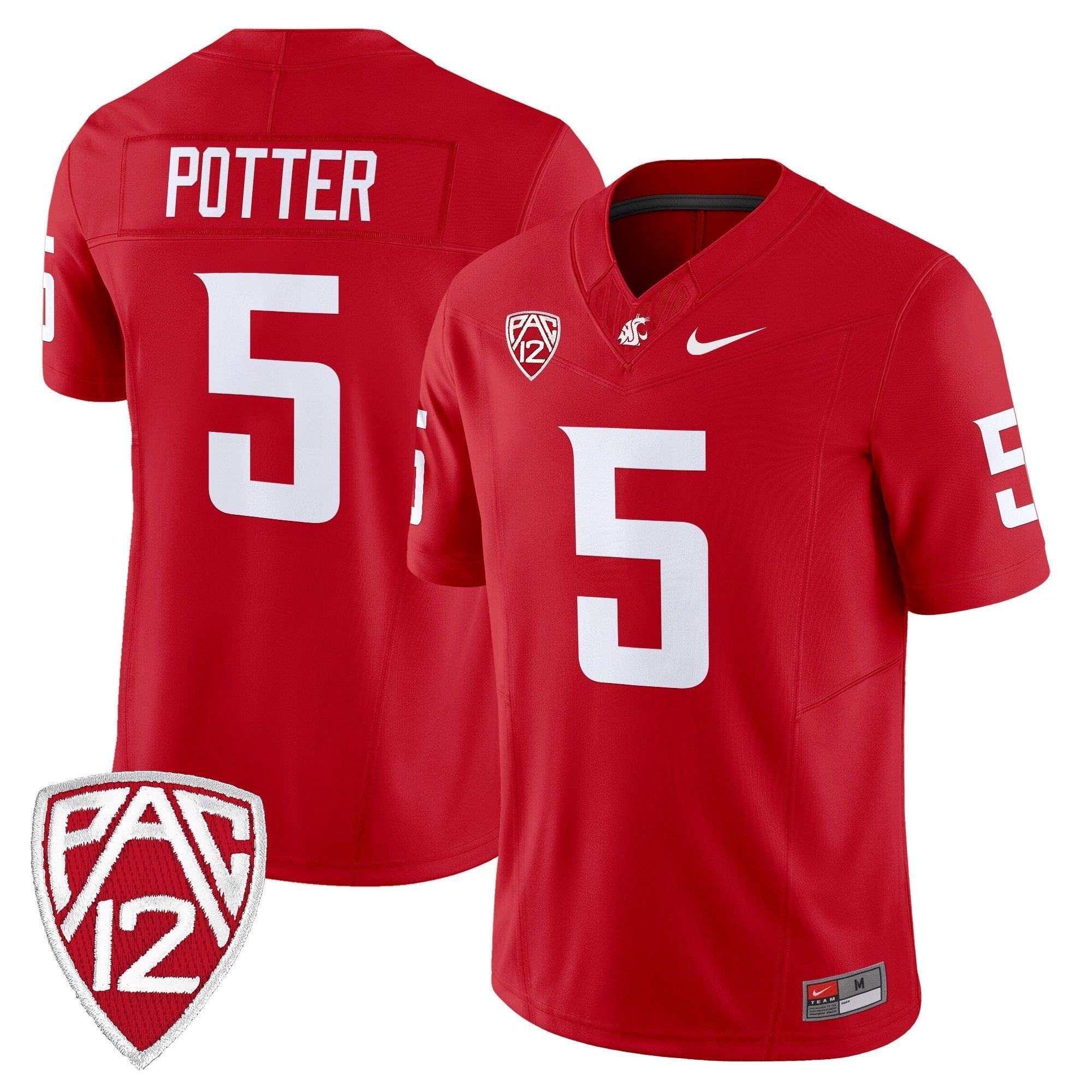 Washington State Cougars 2025 Vapor Limited Jersey - All Stitched