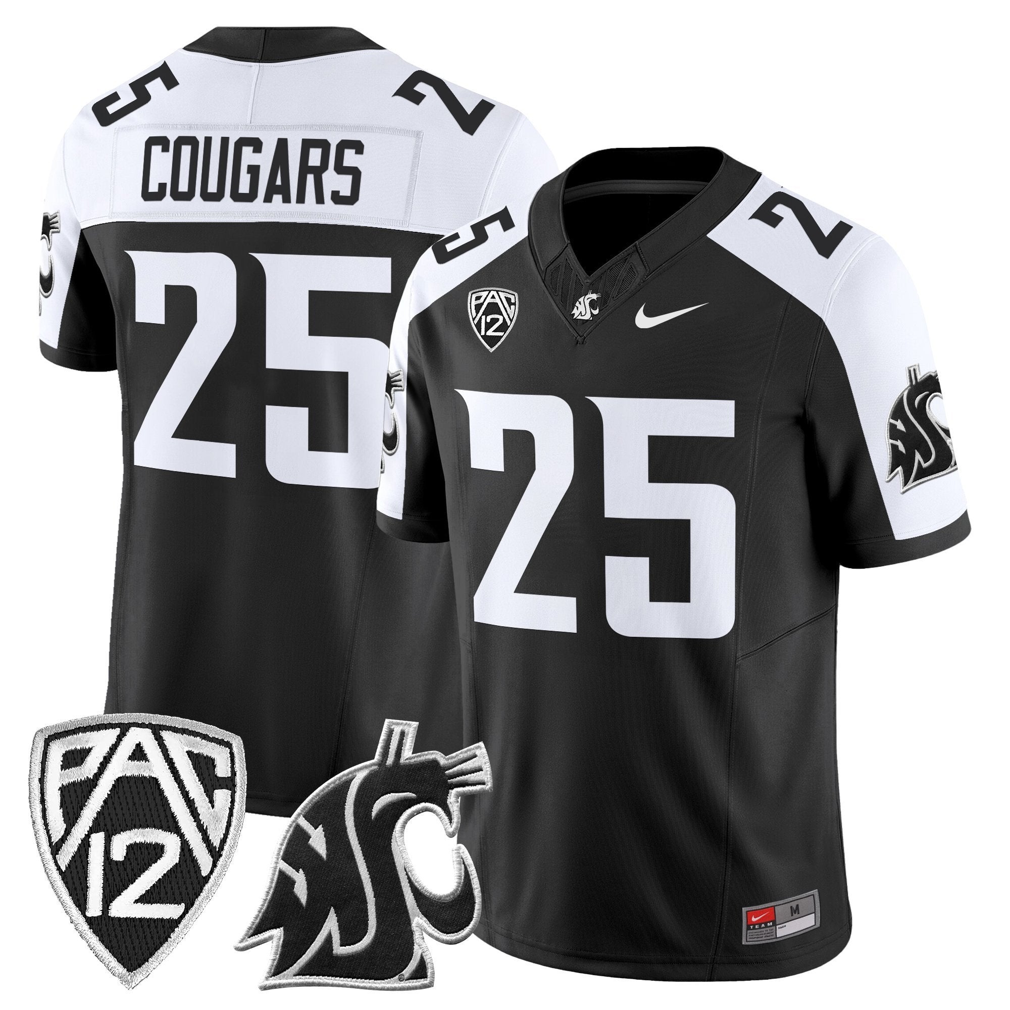 Washington State Cougars 2025 Vapor Limited Jersey - All Stitched