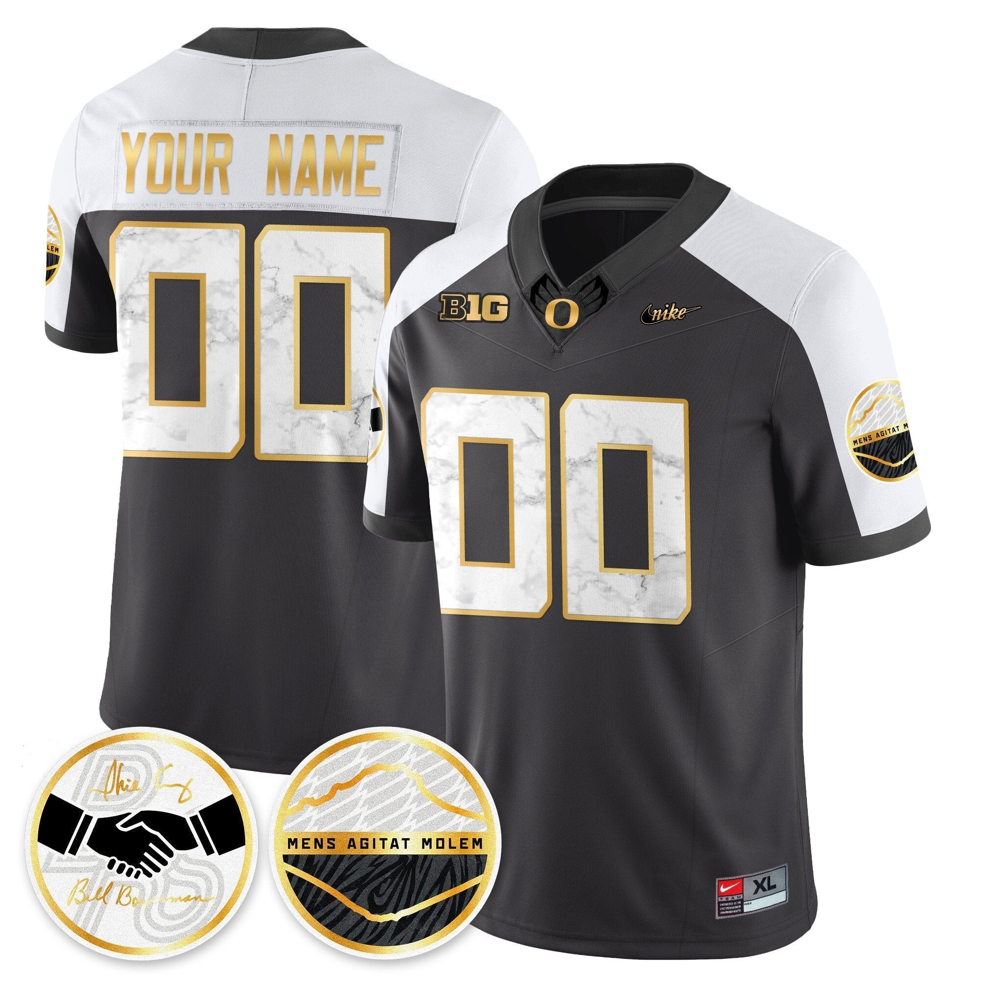 Oregon Ducks 2025 "Shoe Duck" Jersey V1 - All Stitched