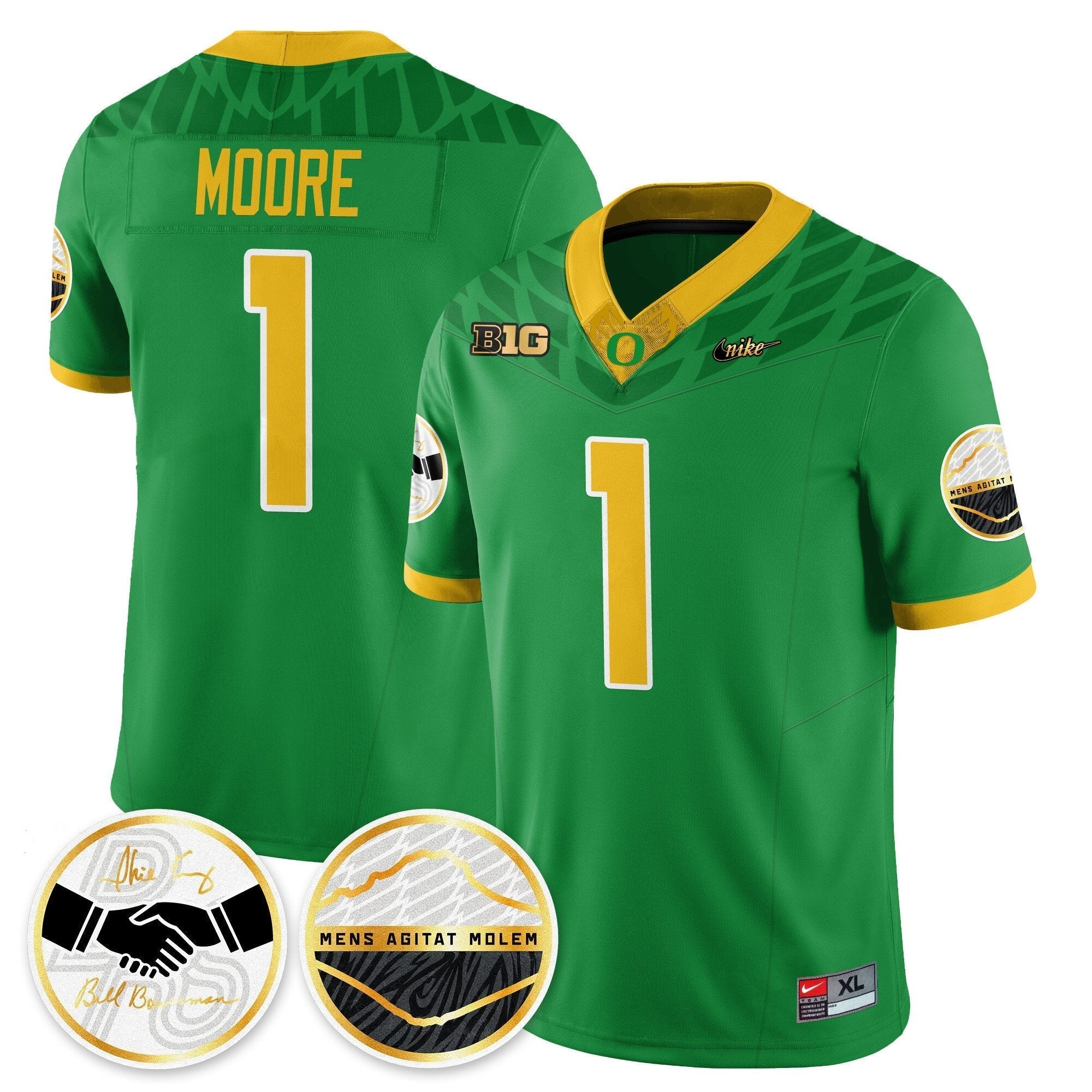 Oregon Ducks 2025 "Shoe Duck" Jersey V1 - All Stitched