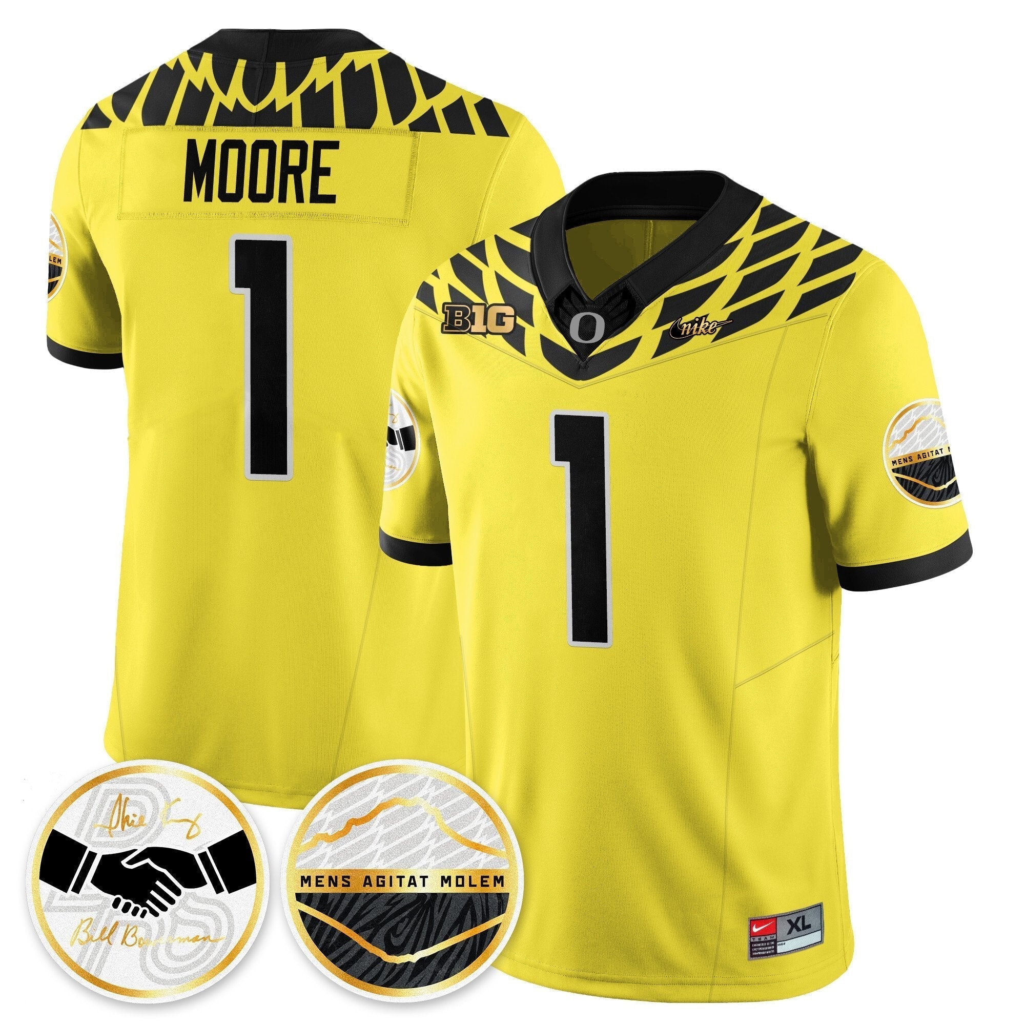 Oregon Ducks 2025 "Shoe Duck" Jersey V1 - All Stitched