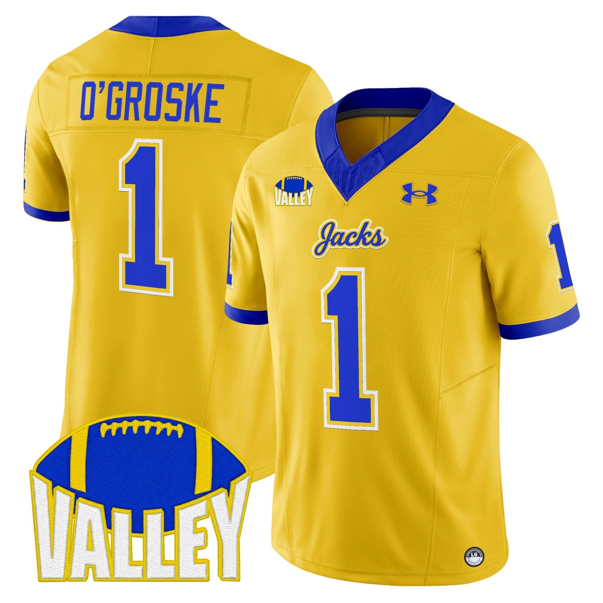 South Dakota State Jackrabbits 2025 Vapor Limited Jersey - All Stitched