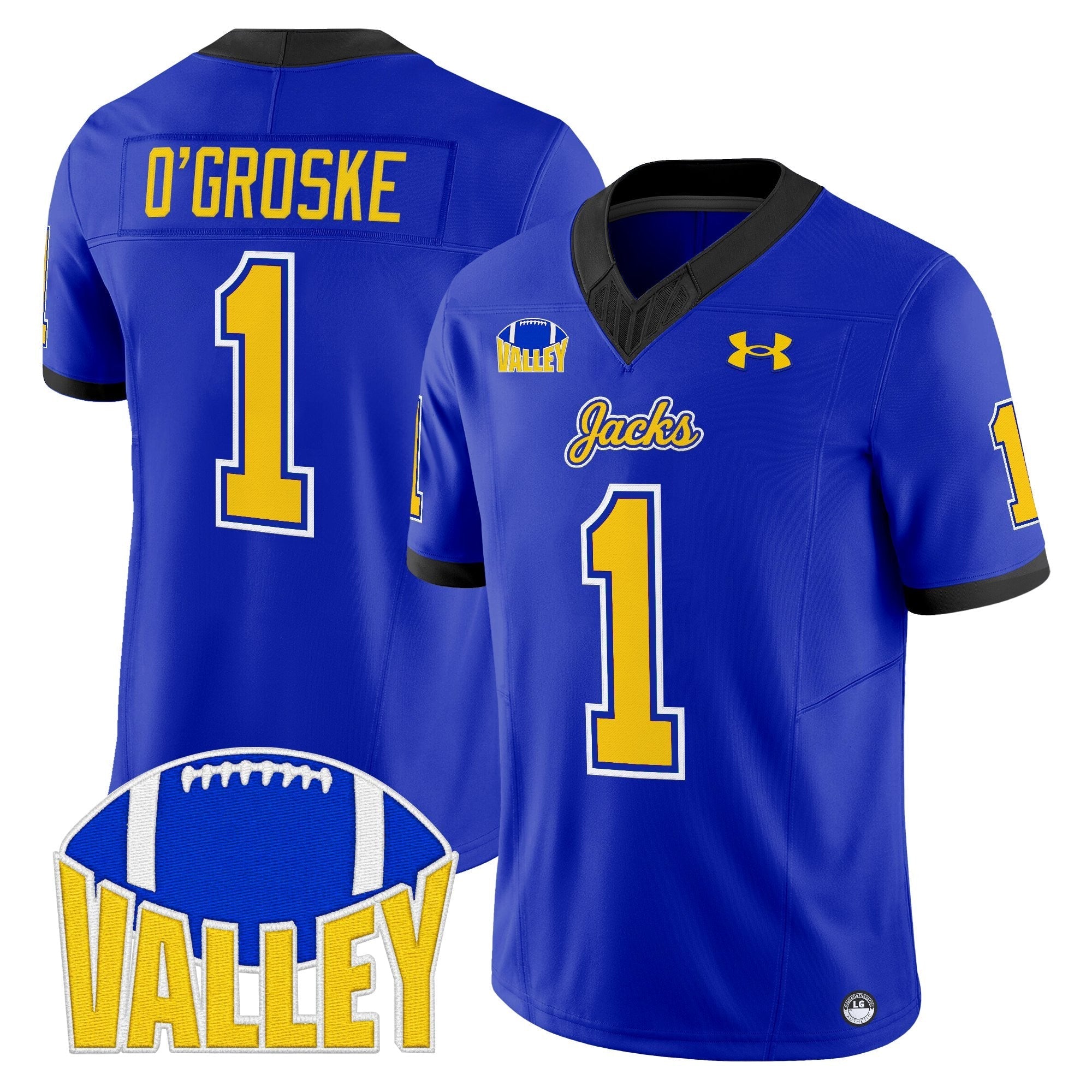 South Dakota State Jackrabbits 2025 Vapor Limited Jersey - All Stitched