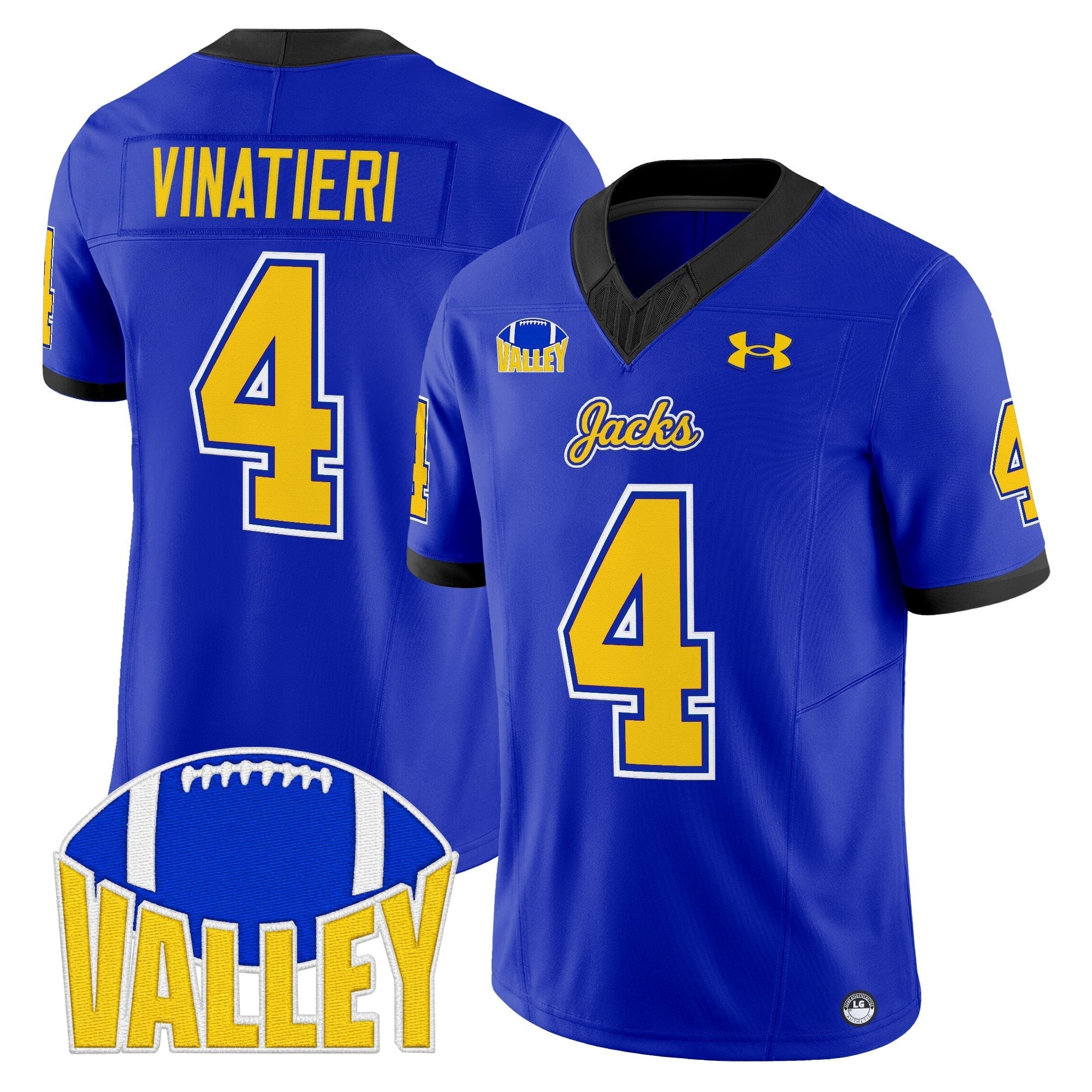 South Dakota State Jackrabbits 2025 Vapor Limited Jersey - All Stitched