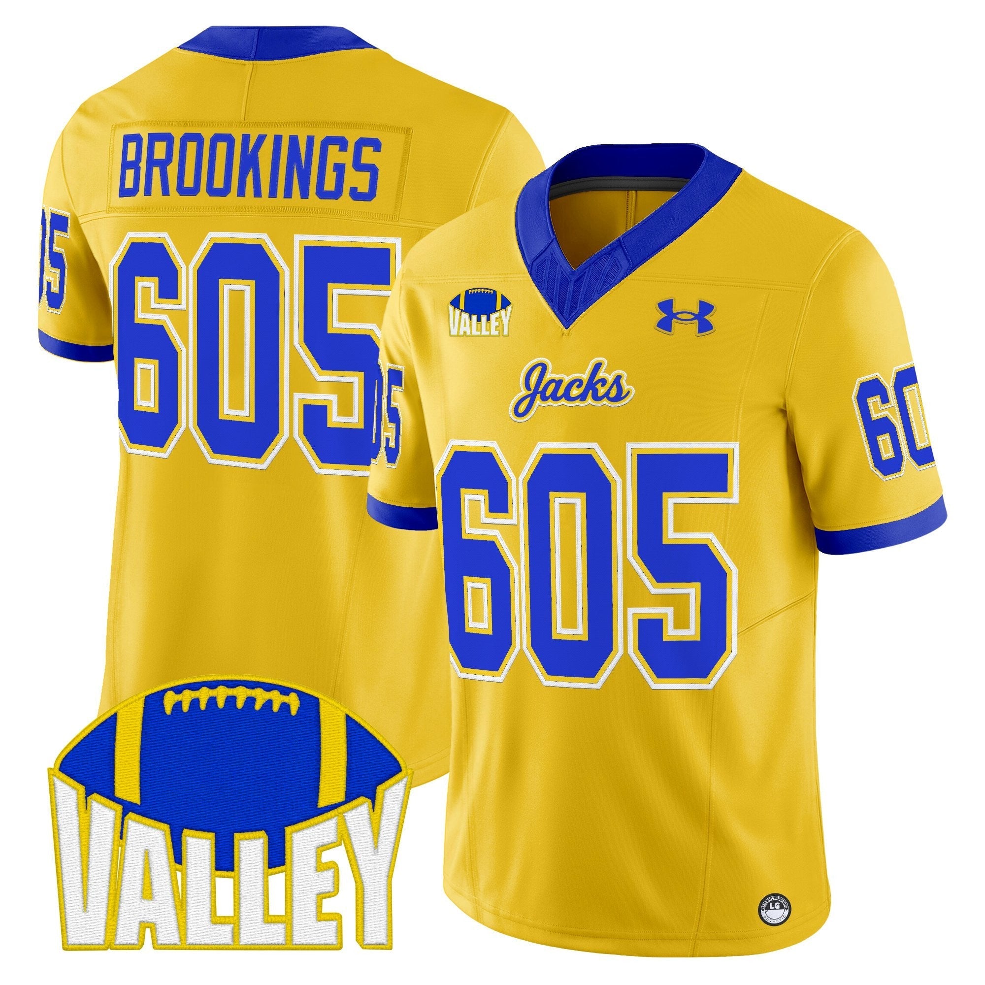 South Dakota State Jackrabbits 2025 Vapor Limited Jersey - All Stitched