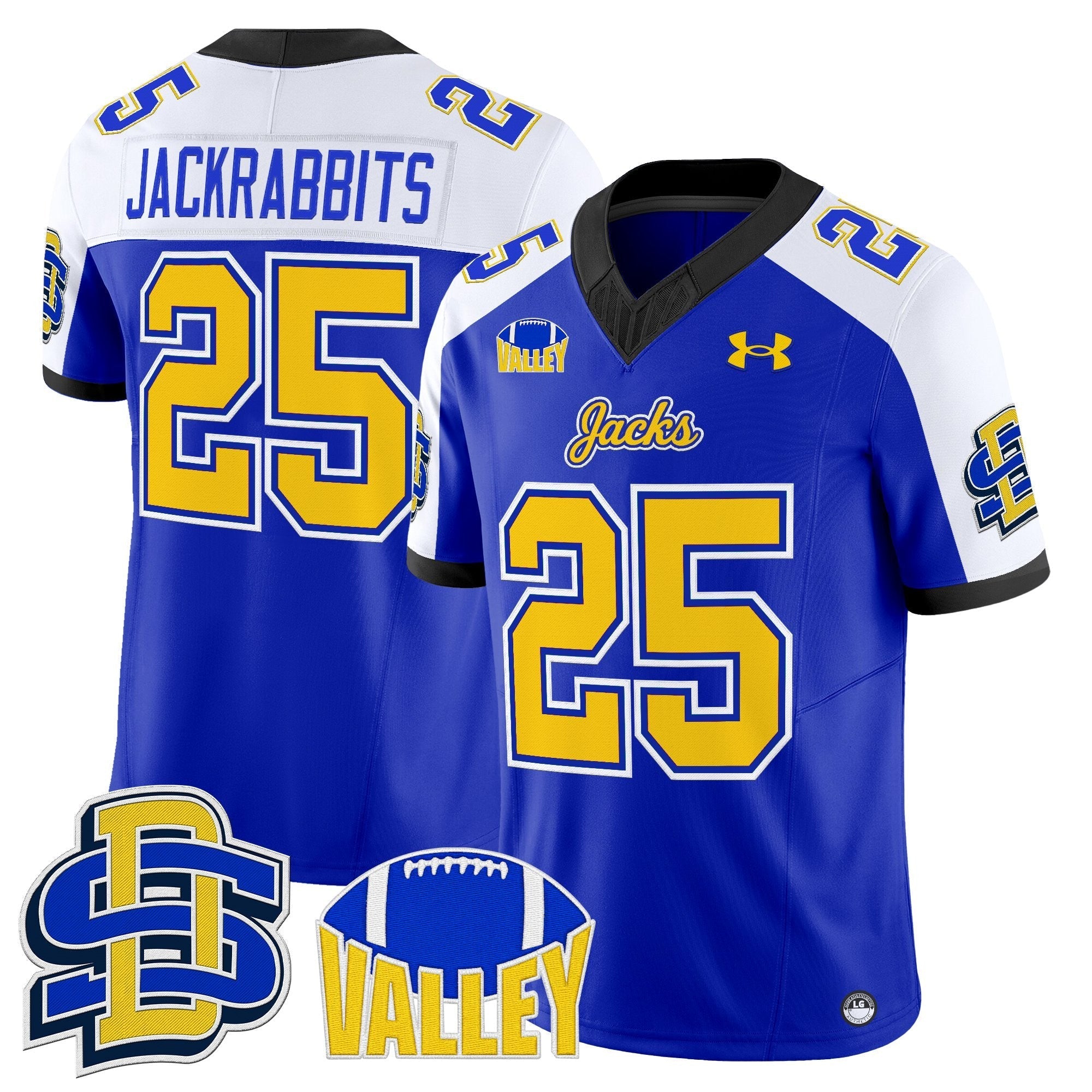 South Dakota State Jackrabbits 2025 Vapor Limited Jersey - All Stitched