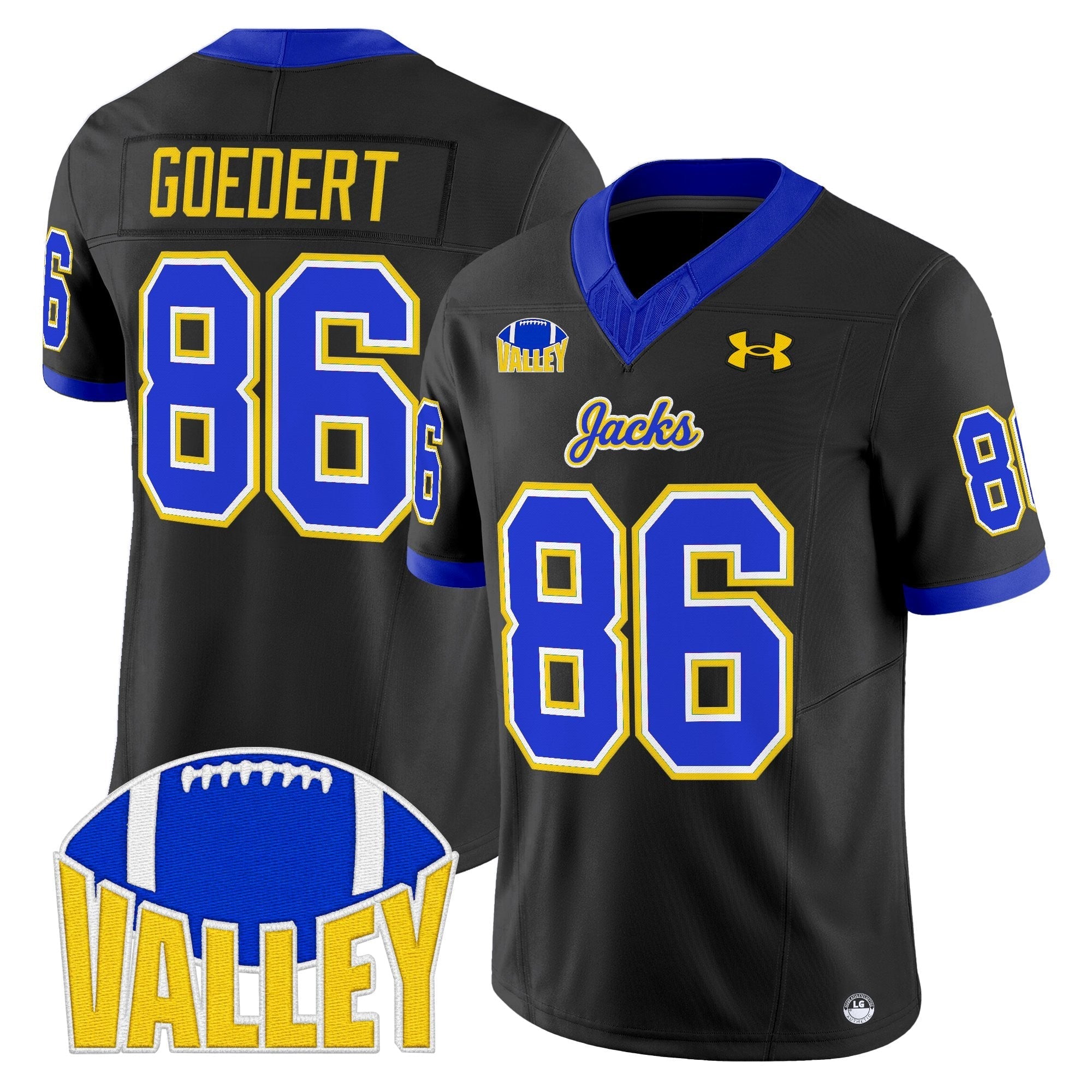 South Dakota State Jackrabbits 2025 Vapor Limited Jersey - All Stitched