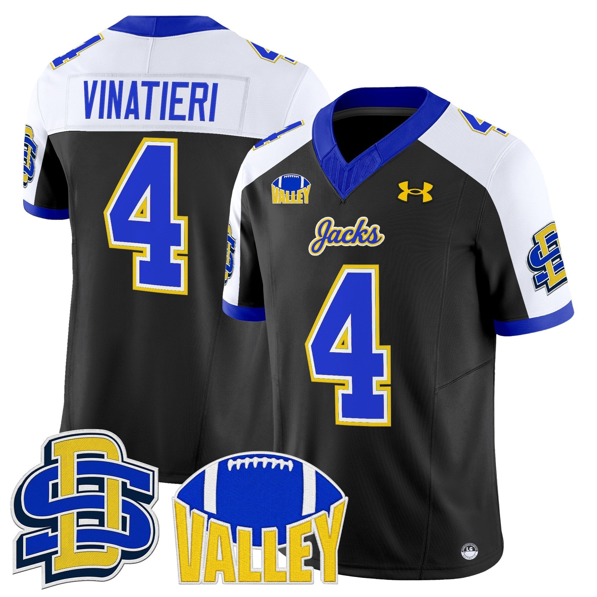 South Dakota State Jackrabbits 2025 Vapor Limited Jersey - All Stitched