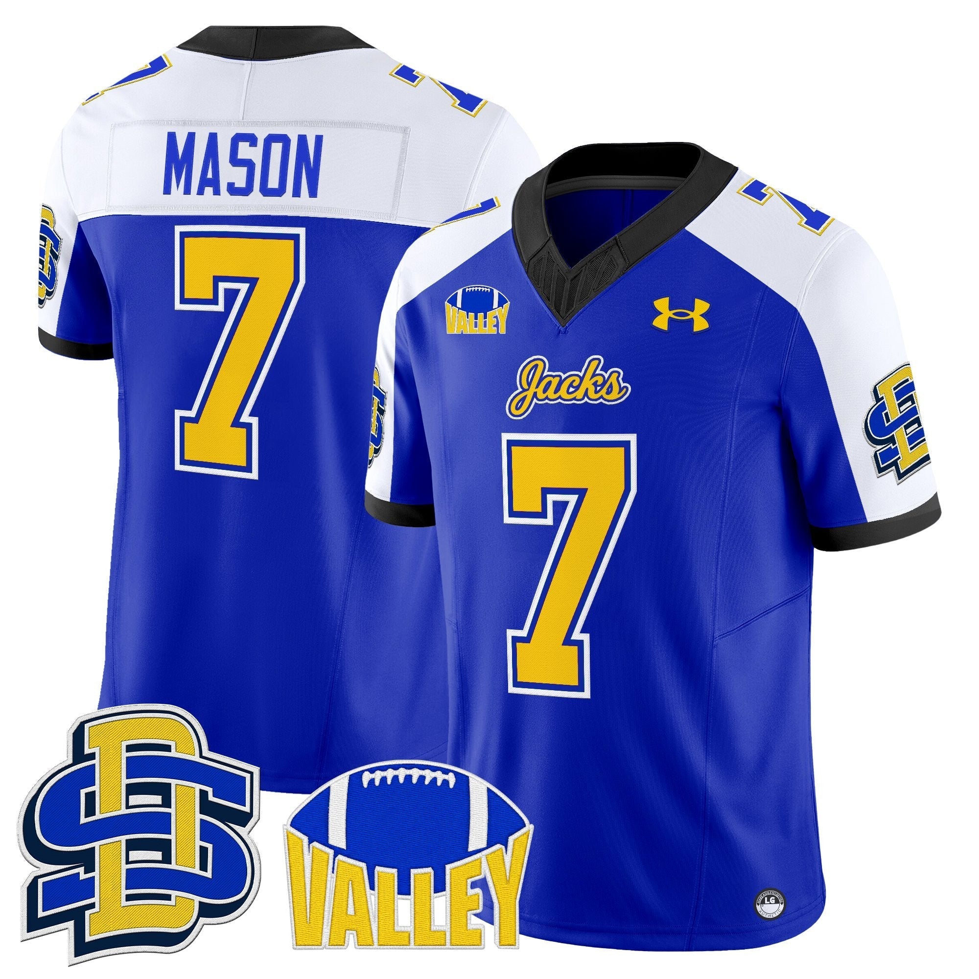 South Dakota State Jackrabbits 2025 Vapor Limited Jersey - All Stitched