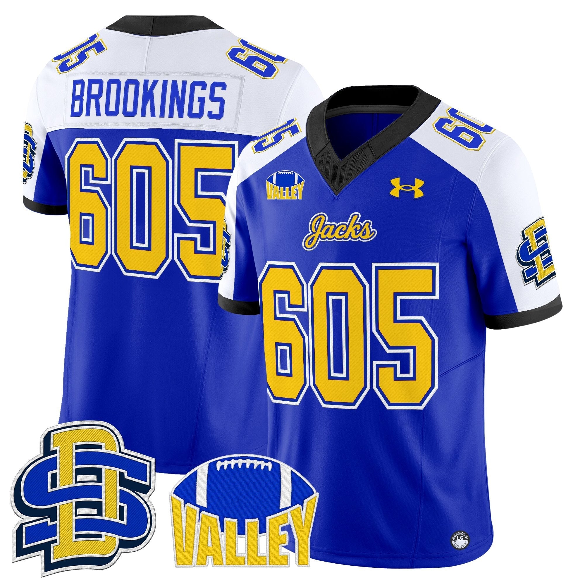 South Dakota State Jackrabbits 2025 Vapor Limited Jersey - All Stitched