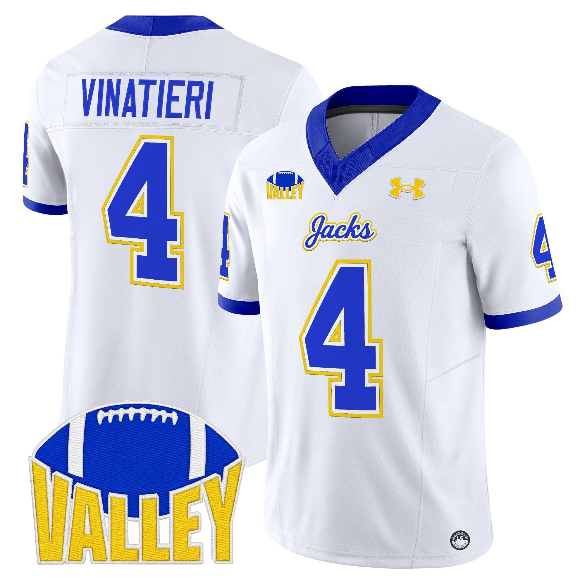 South Dakota State Jackrabbits 2025 Vapor Limited Jersey - All Stitched