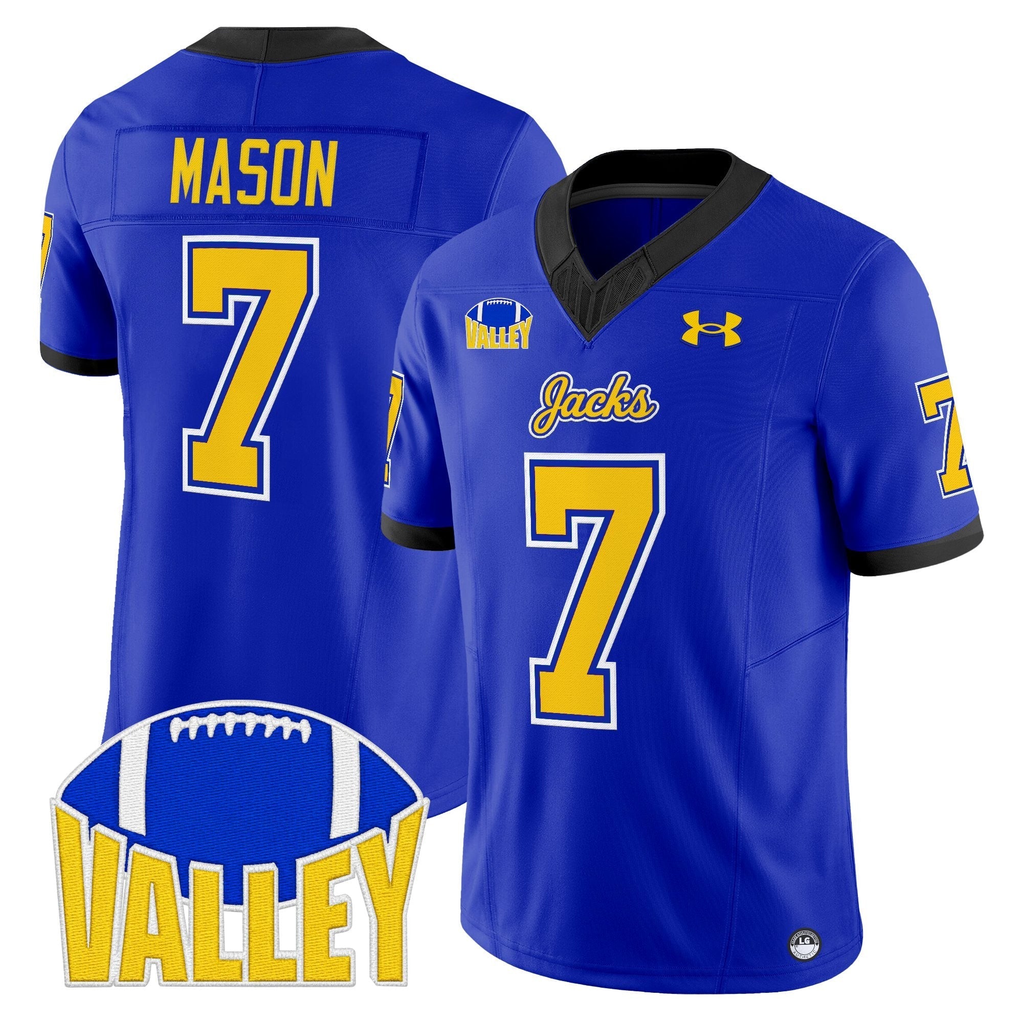 South Dakota State Jackrabbits 2025 Vapor Limited Jersey - All Stitched